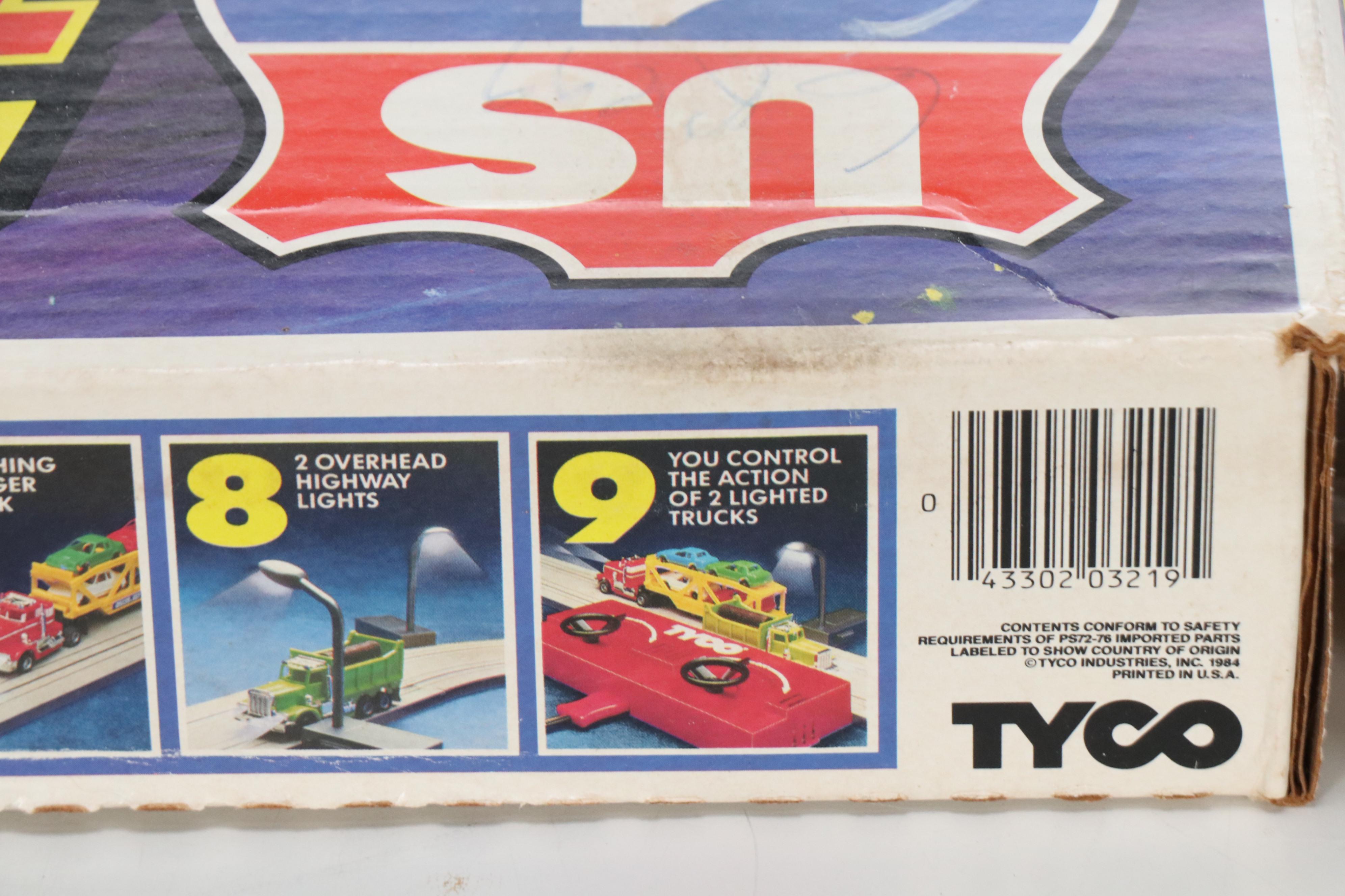 Tyco US-1 Electric Trucking Night Haulers Set, 1980s