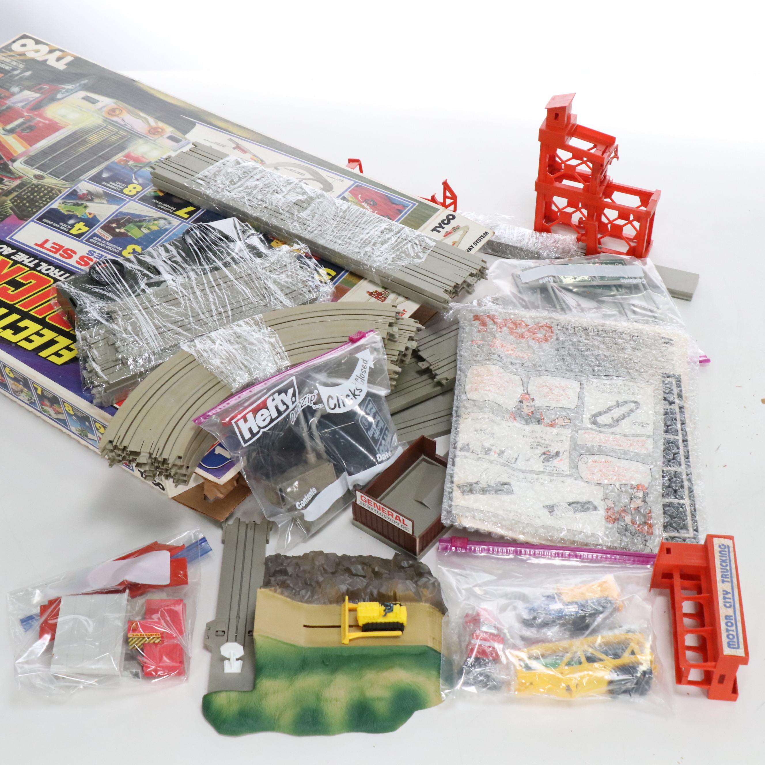 Tyco US-1 Electric Trucking Night Haulers Set, 1980s