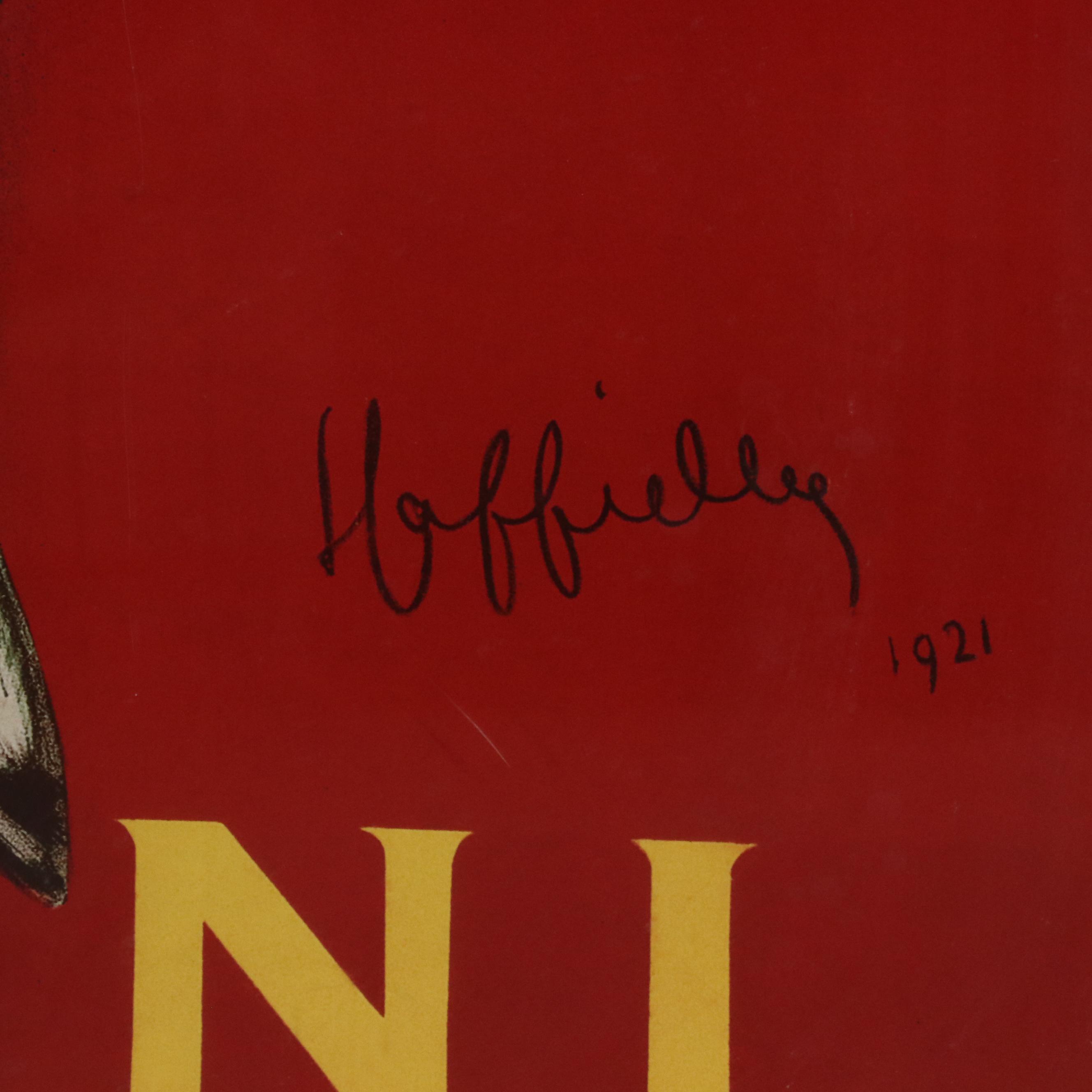 Large-Scale Offset Lithograph After Leonetto Cappiello "Pâtes Baroni"