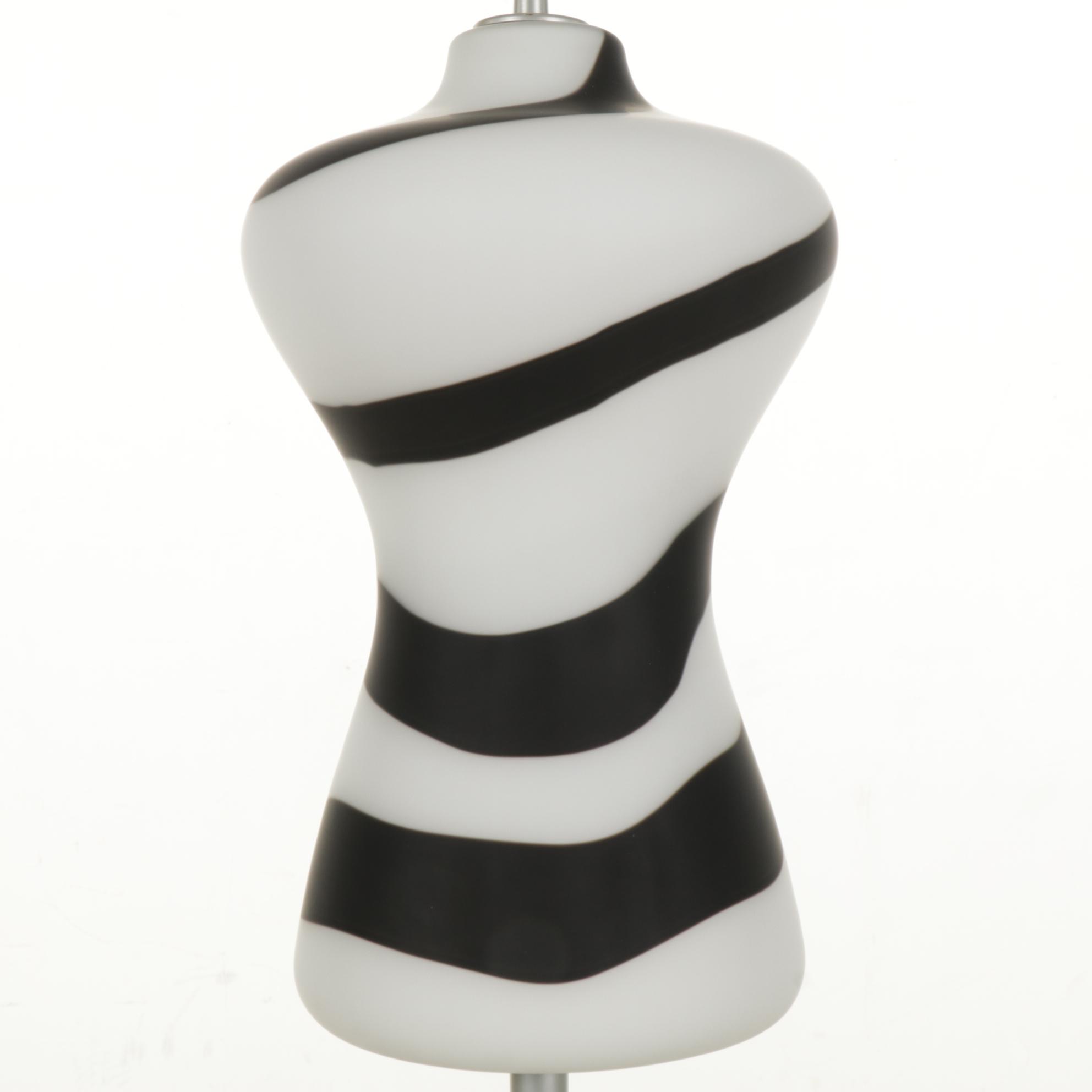 Murano Due "Marilyn TR" Contemporary Art Glass Floor Lamp