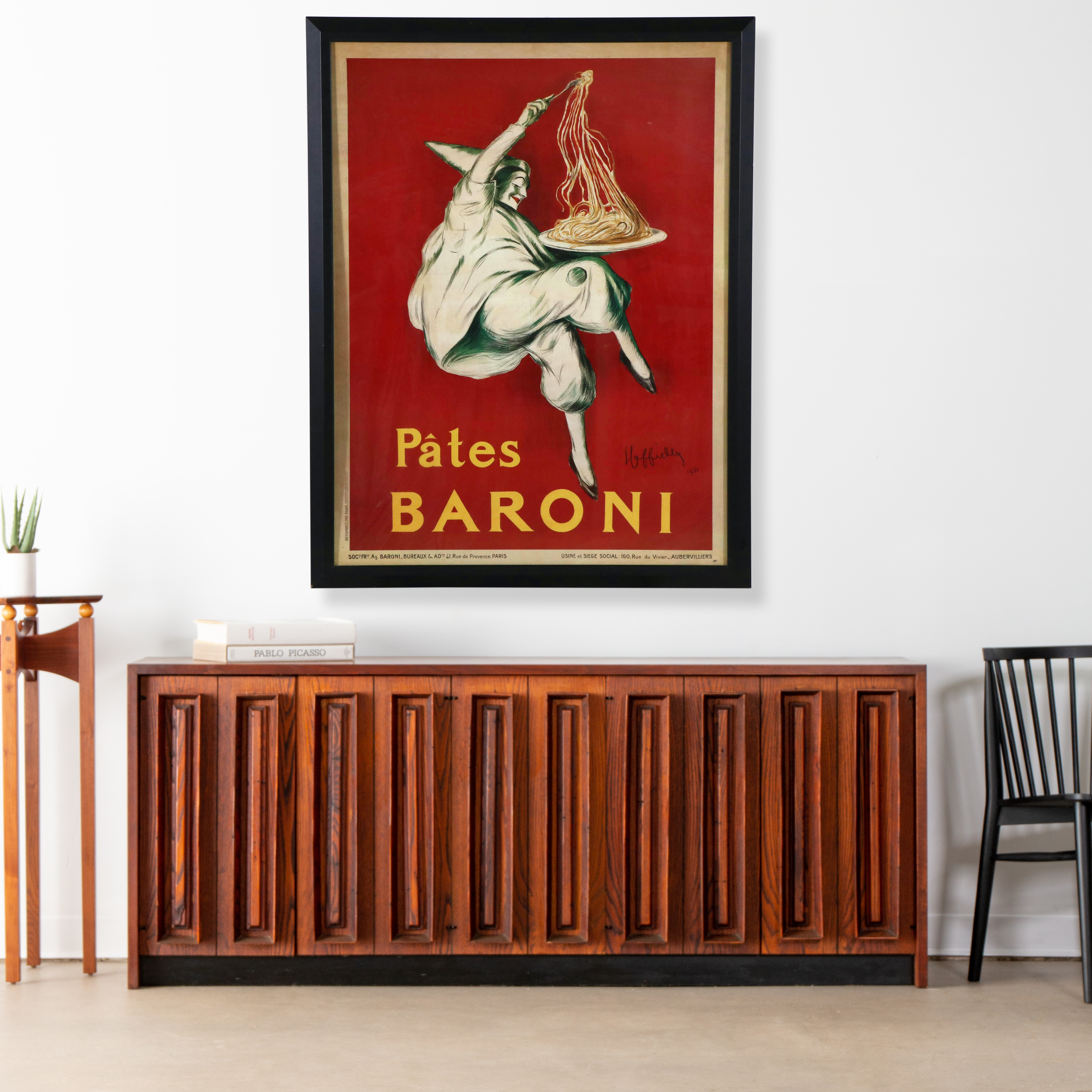 Large-Scale Offset Lithograph After Leonetto Cappiello "Pâtes Baroni"