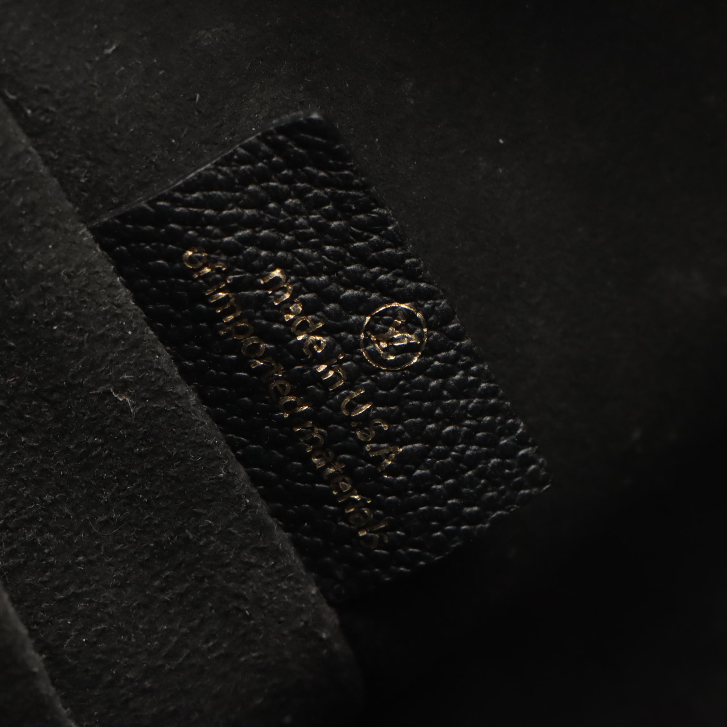 Louis Vuitton Vavin PM Shoulder Bag in Black Monogram Empreinte Leather