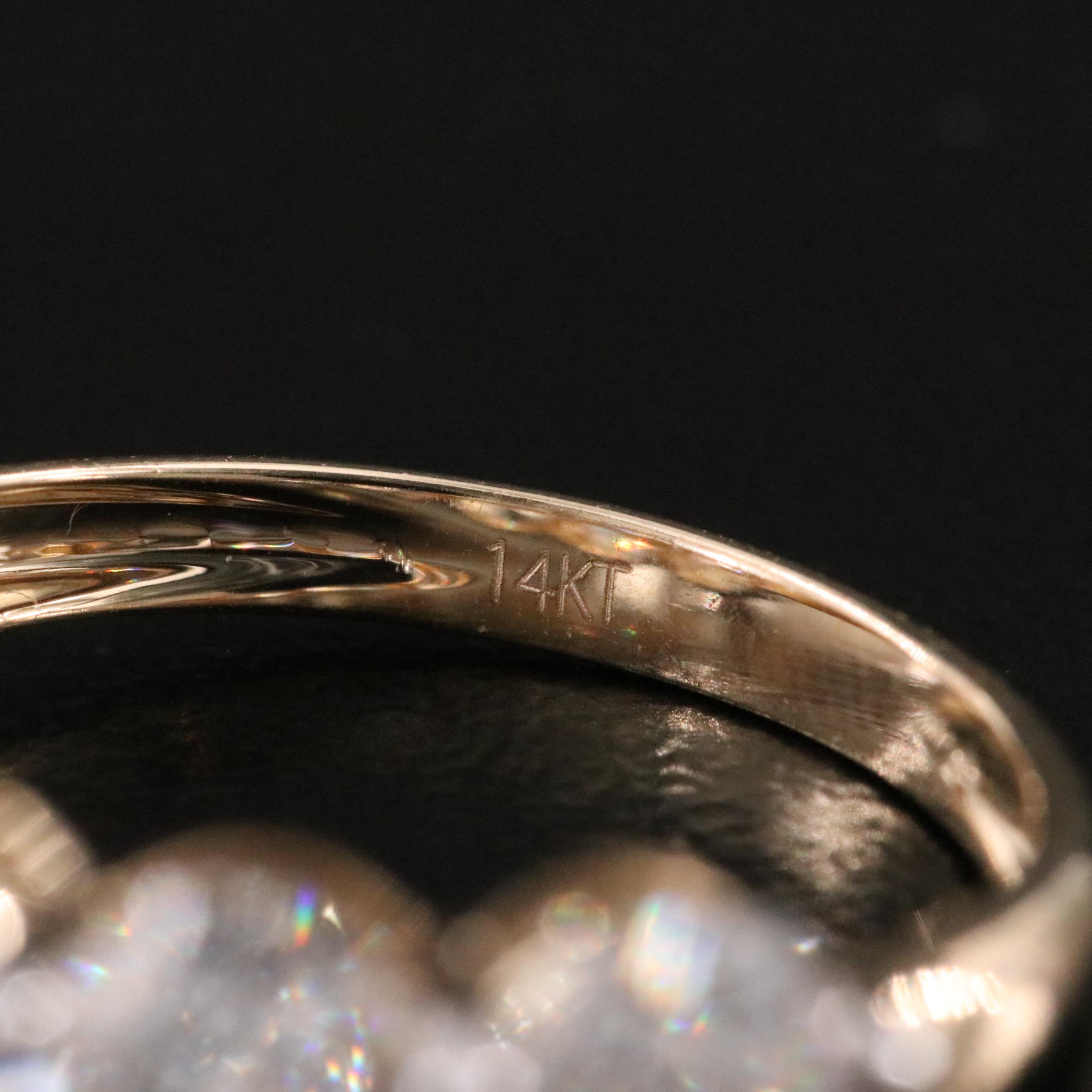 14K 4.15 CTW Lab Grown Diamond Ring