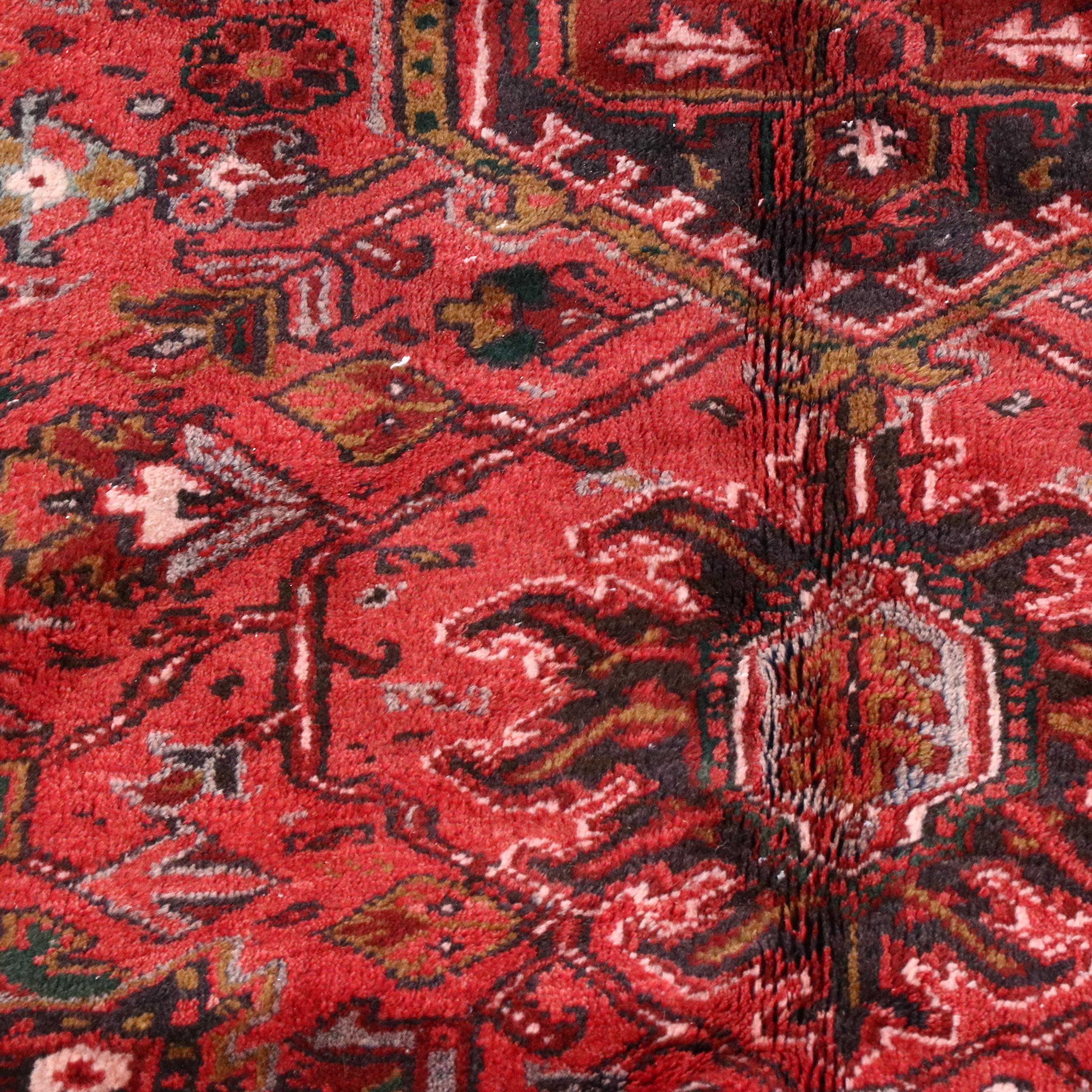 8'1 x 11' Hand-Knotted Persian Heriz Area Rug