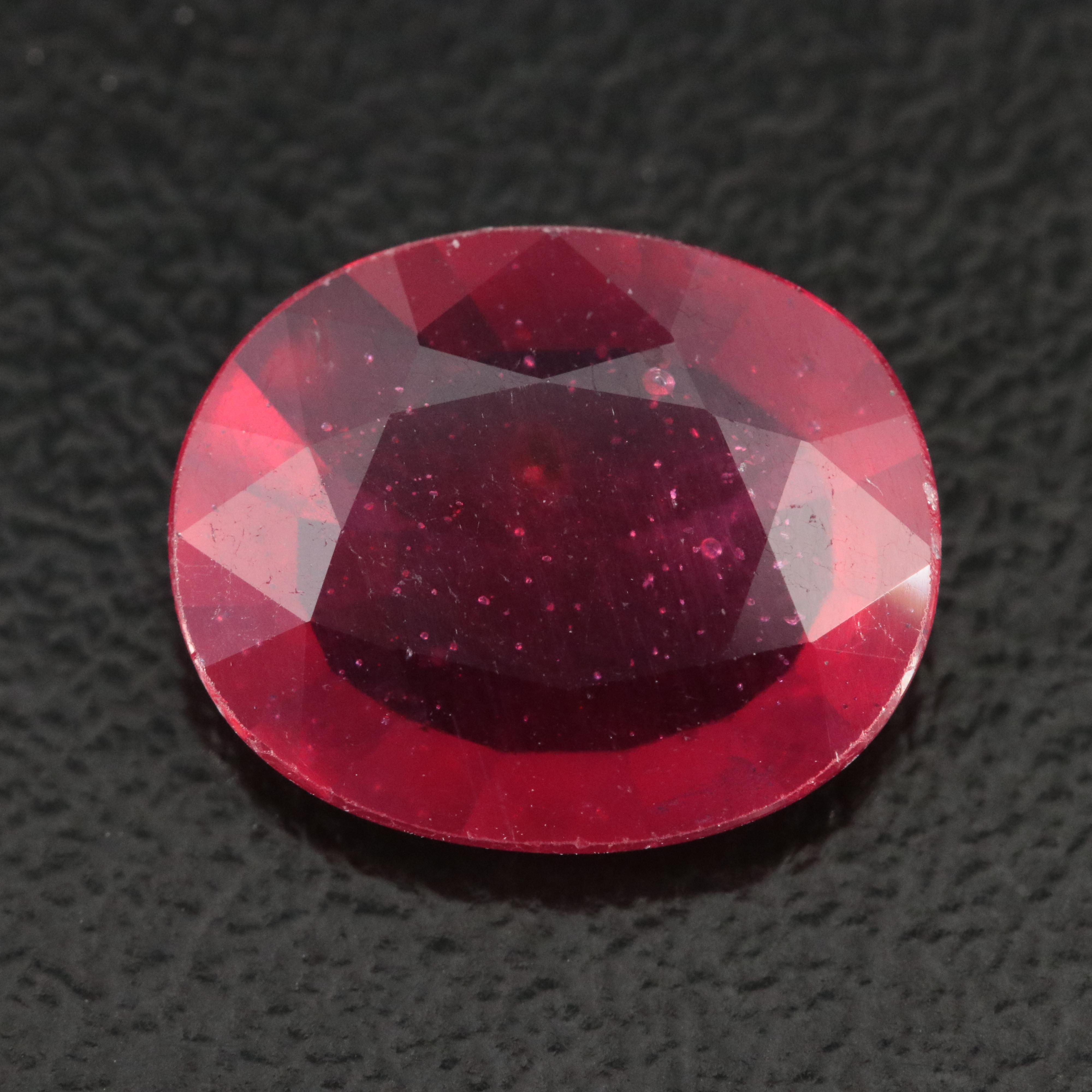 Loose 3.42 CT Filled Corundum