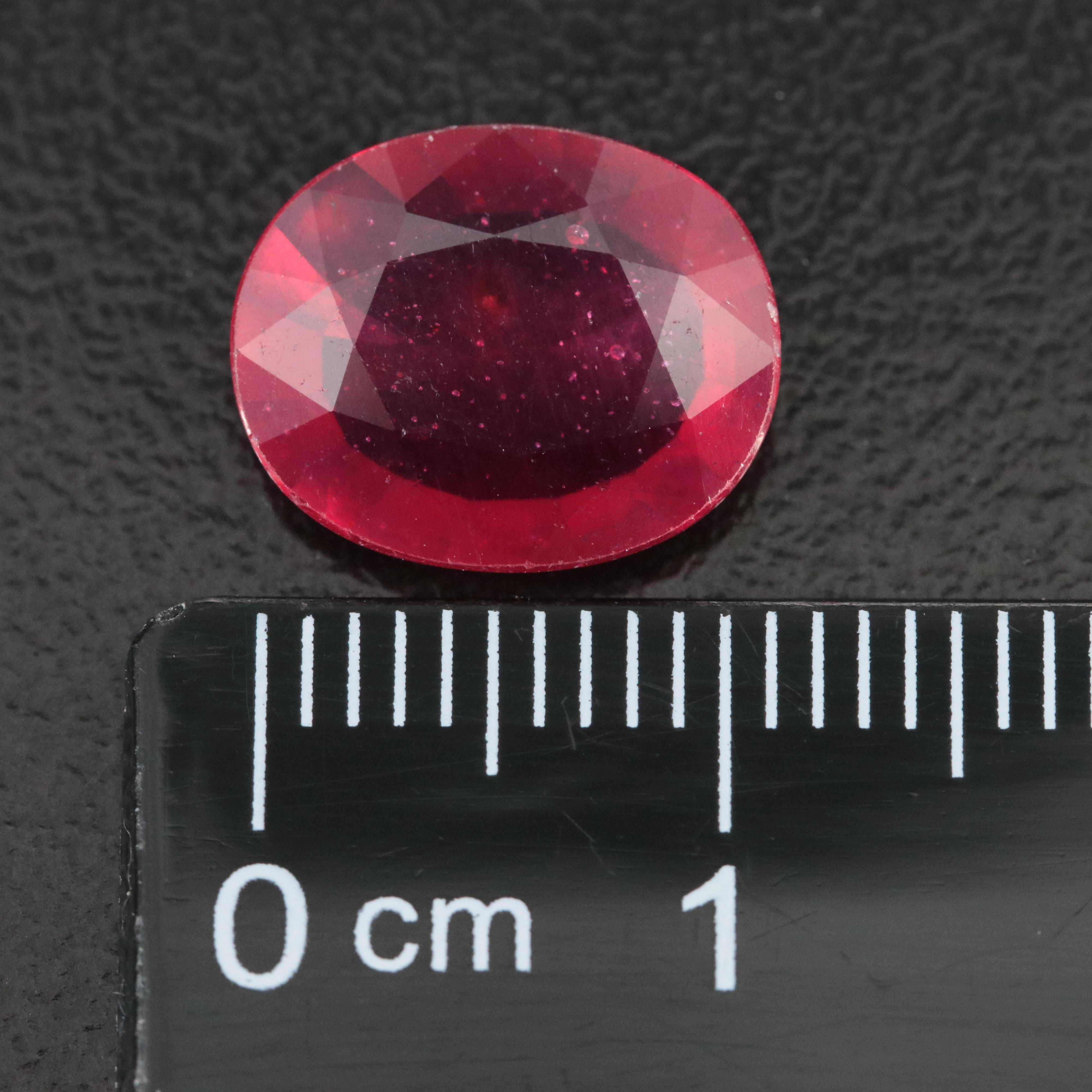 Loose 3.42 CT Filled Corundum