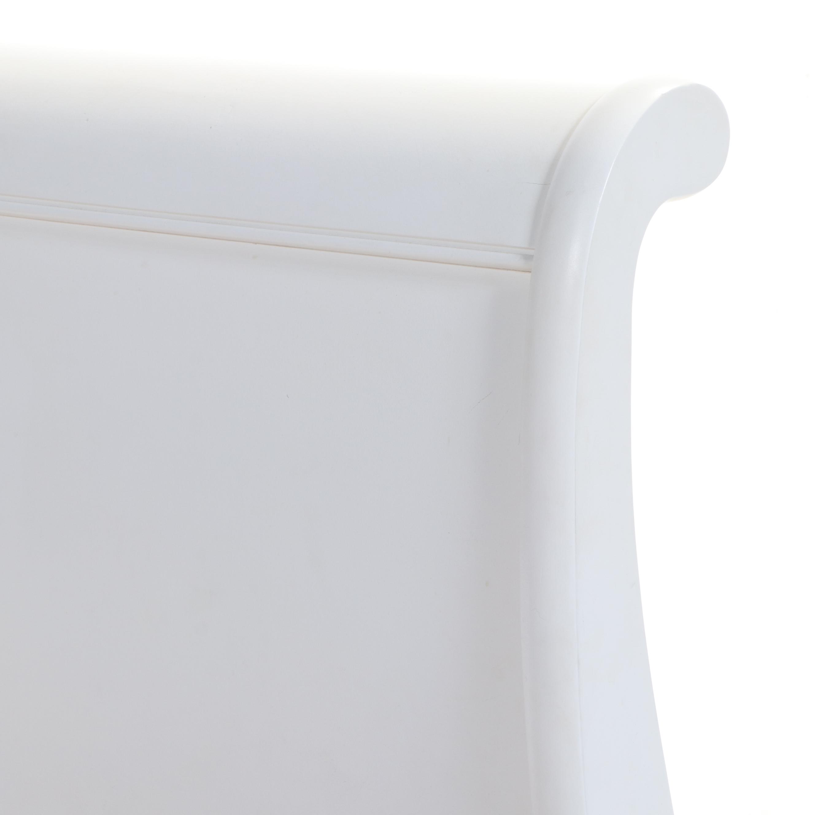 Stanley "Young America" Empire Style White-Painted Full Size Sleigh Bed