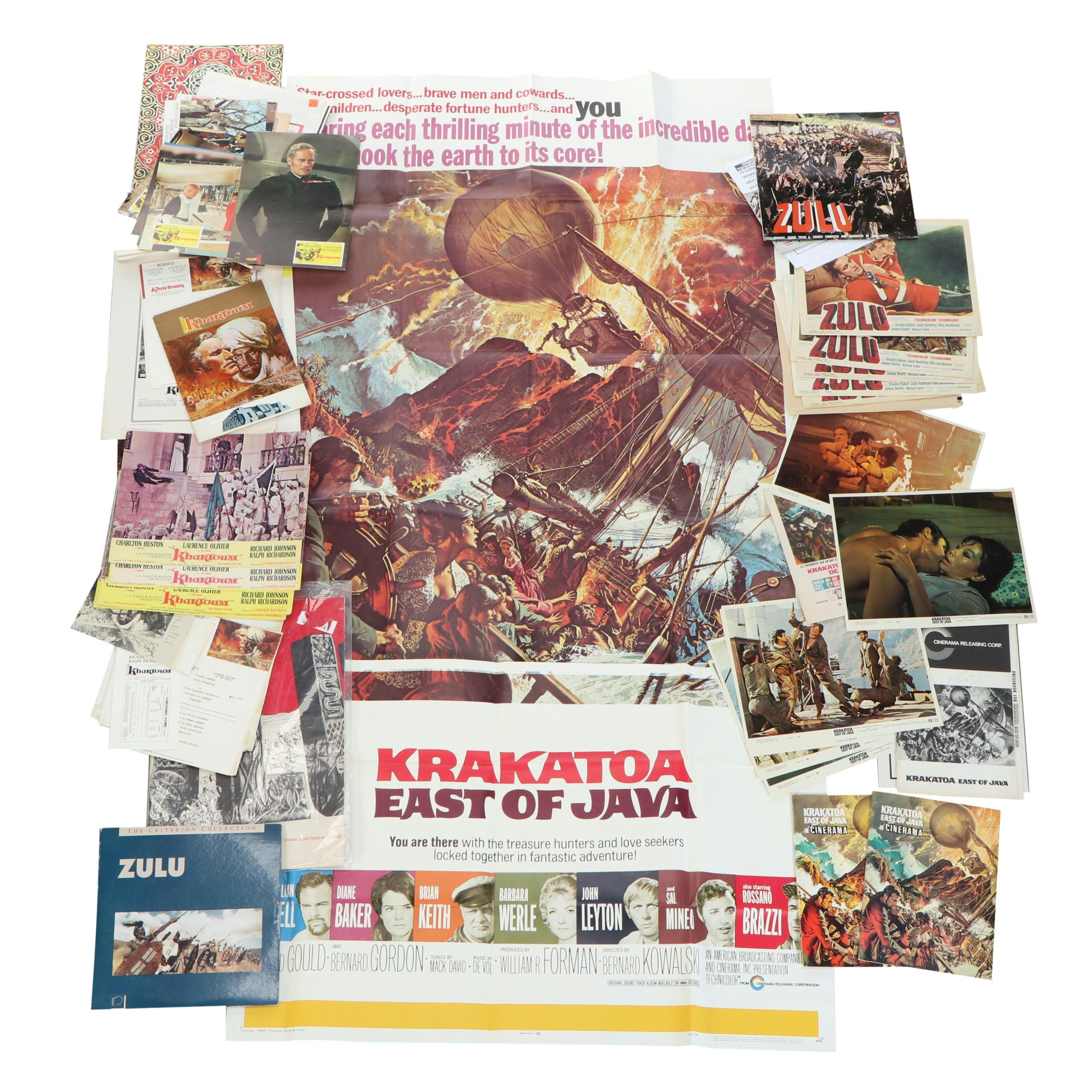 "Krakatoa, East of Java" and More Movie Posters, Lobby Cards and More, 1960s