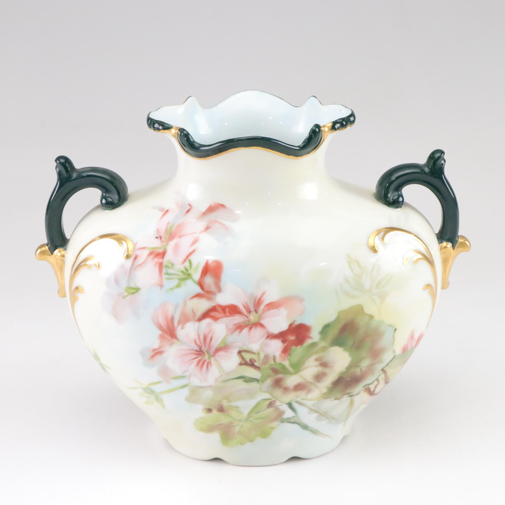 Hand Painted Porcelain Items, Early 20th Century