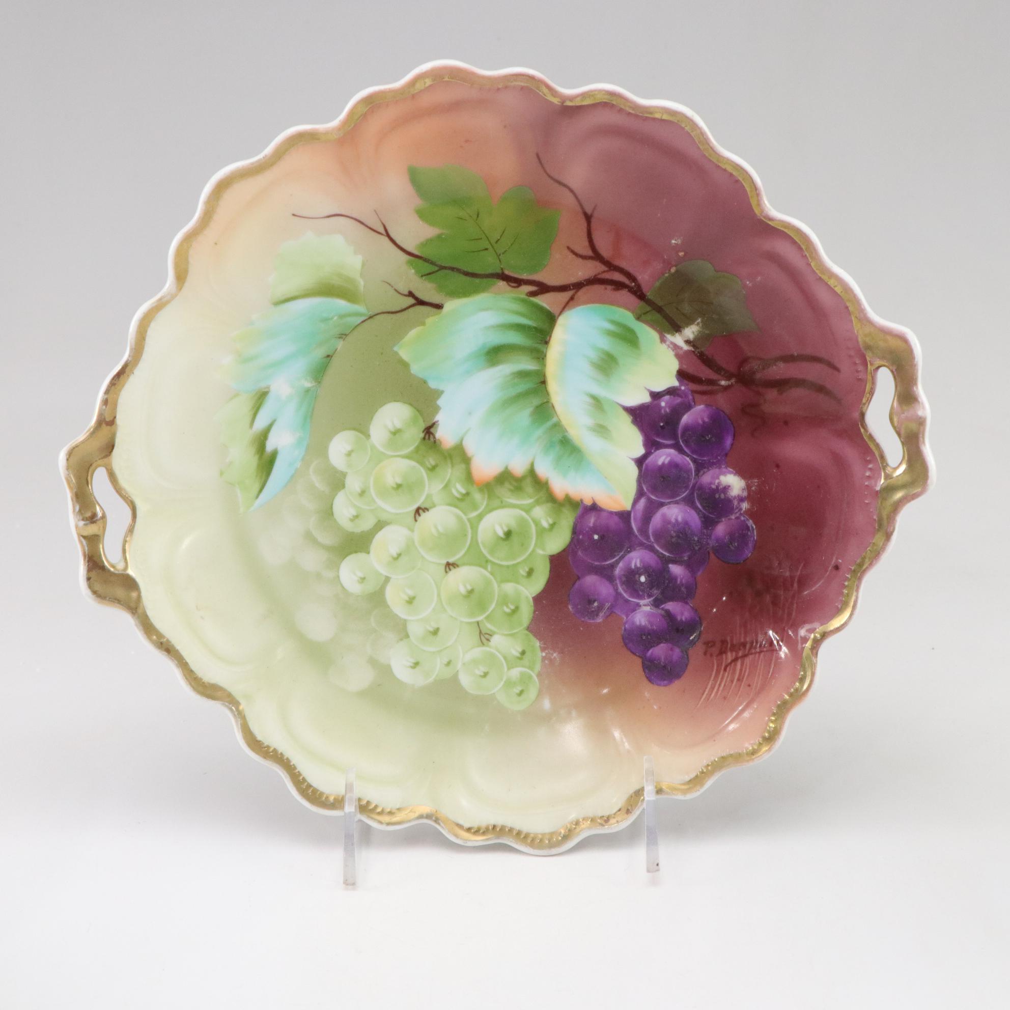 Hand Painted Porcelain Items, Early 20th Century