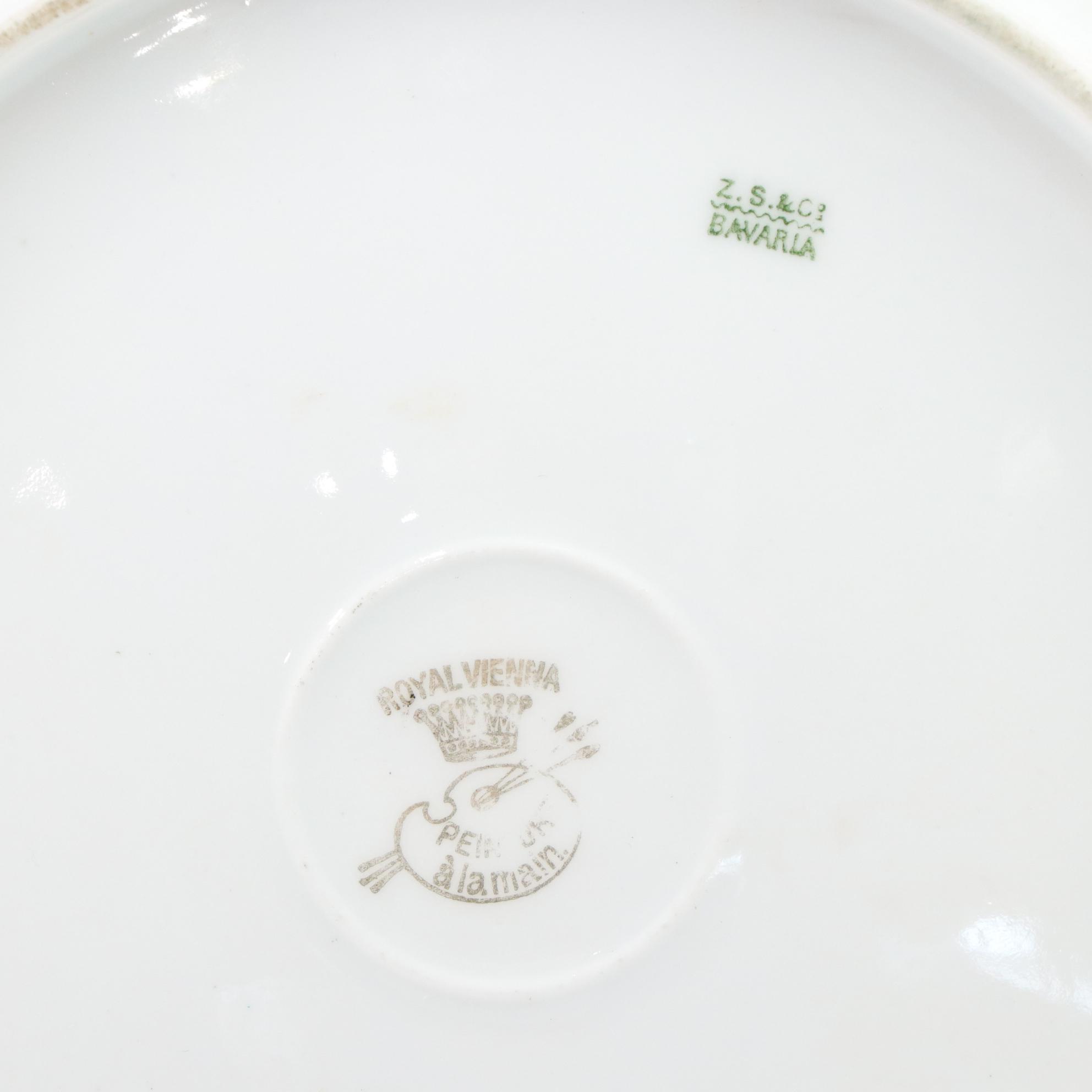 Hand Painted Porcelain Items, Early 20th Century