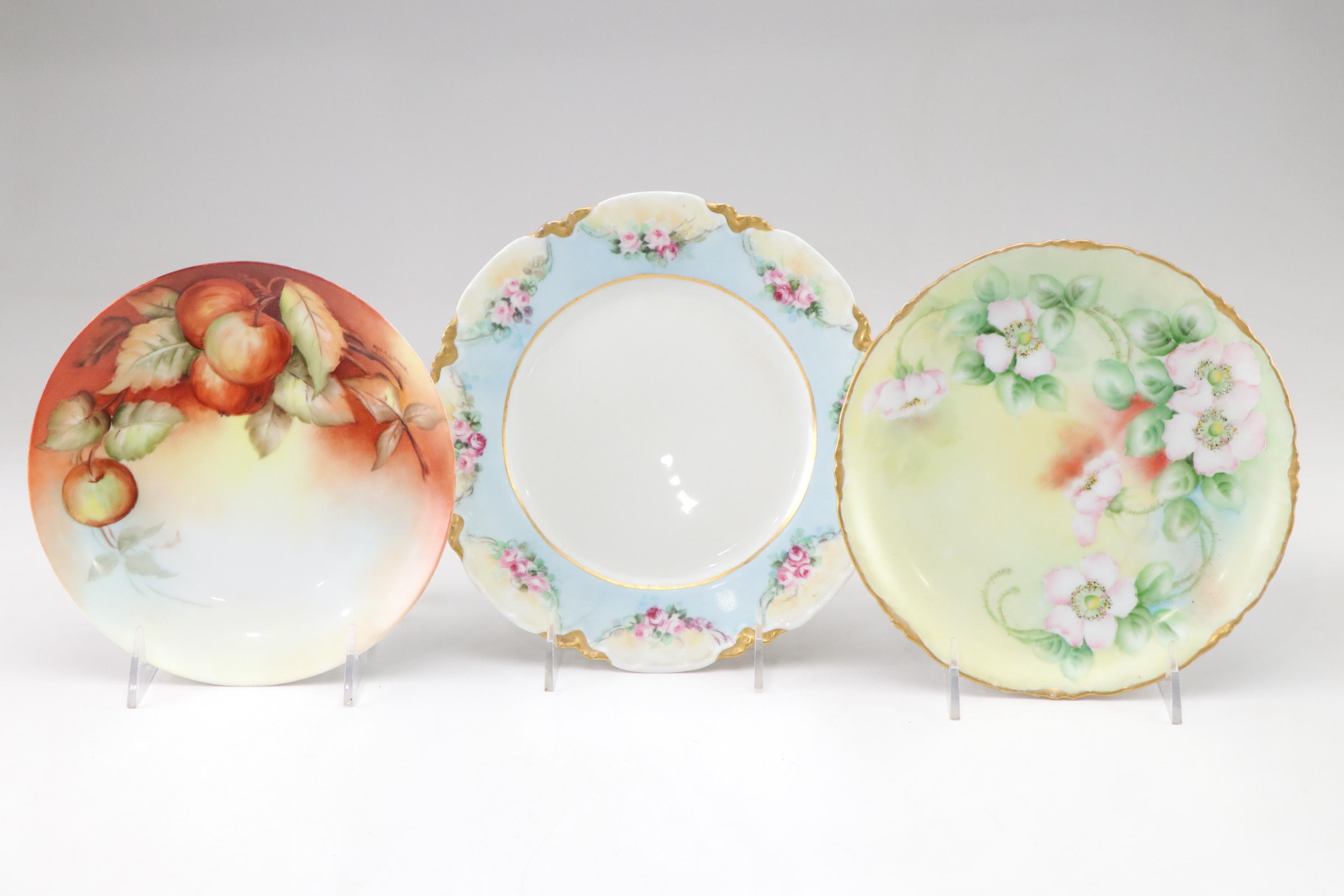 Hand Painted Porcelain Items, Early 20th Century
