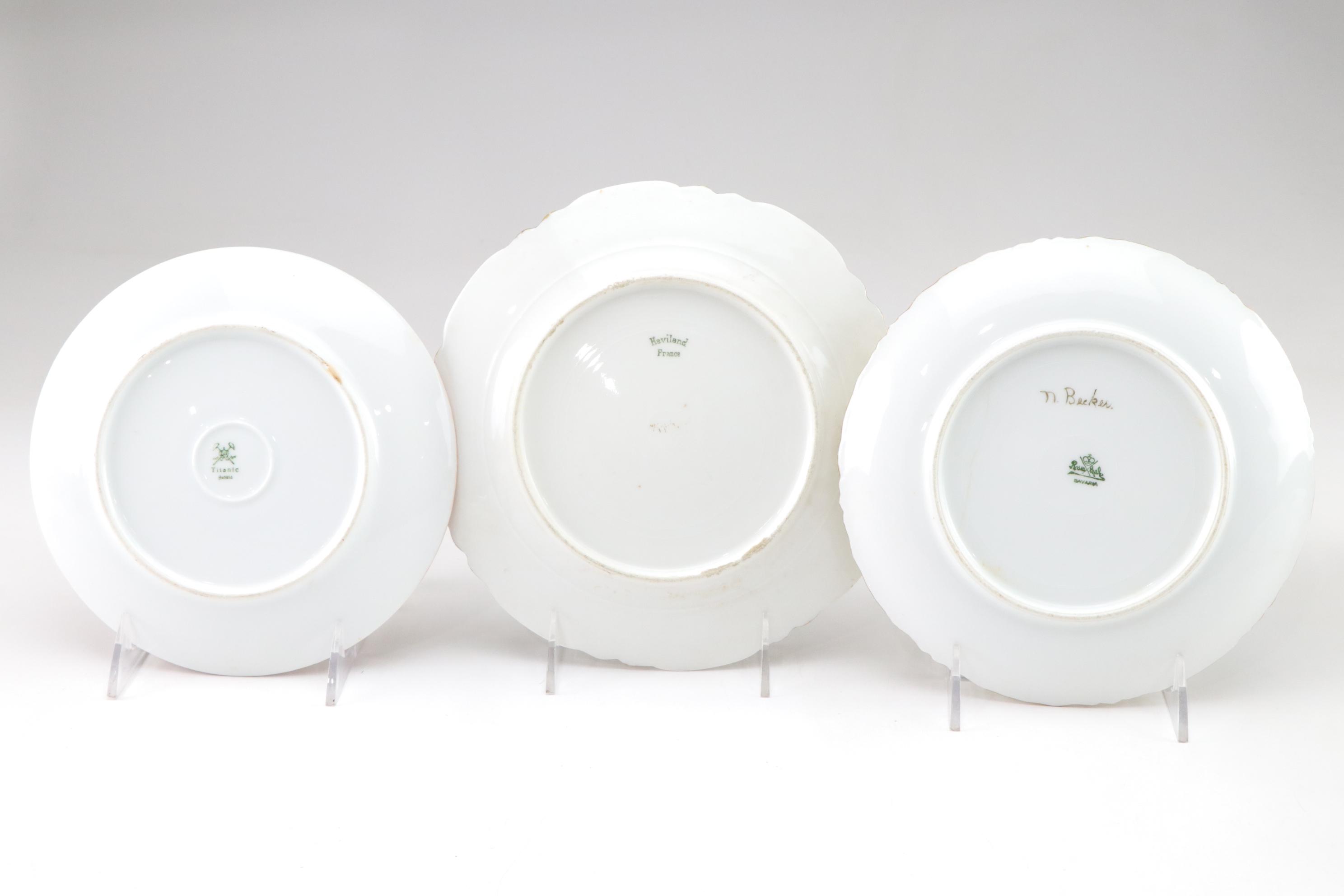 Hand Painted Porcelain Items, Early 20th Century