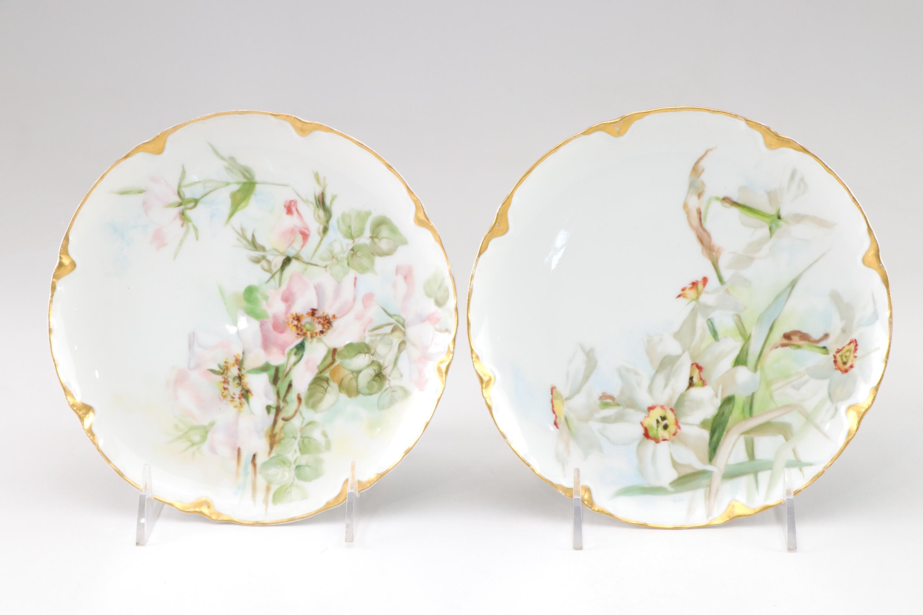 Hand Painted Porcelain Items, Early 20th Century