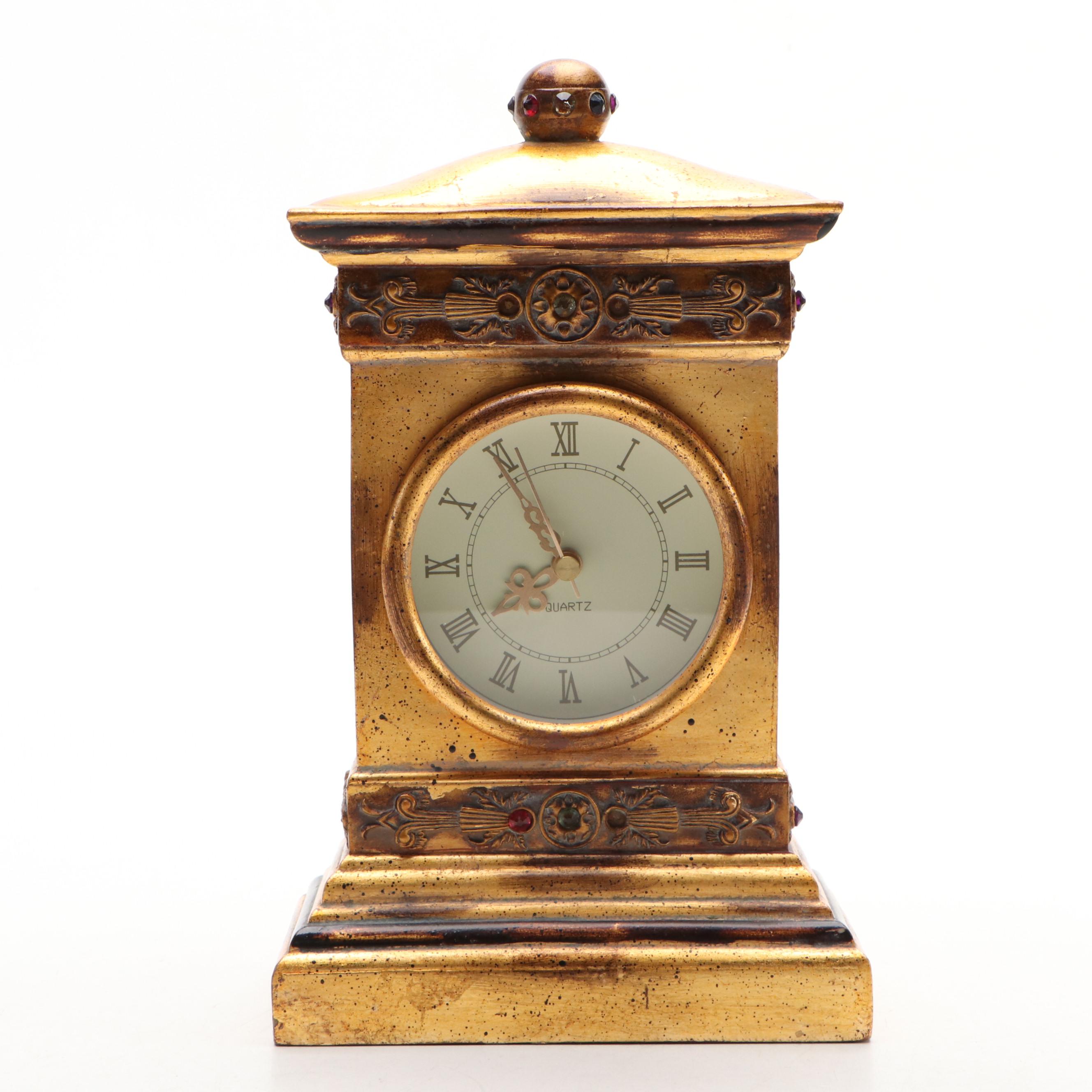 Westclox Art Deco Style Alarm and Other Mantel Clock