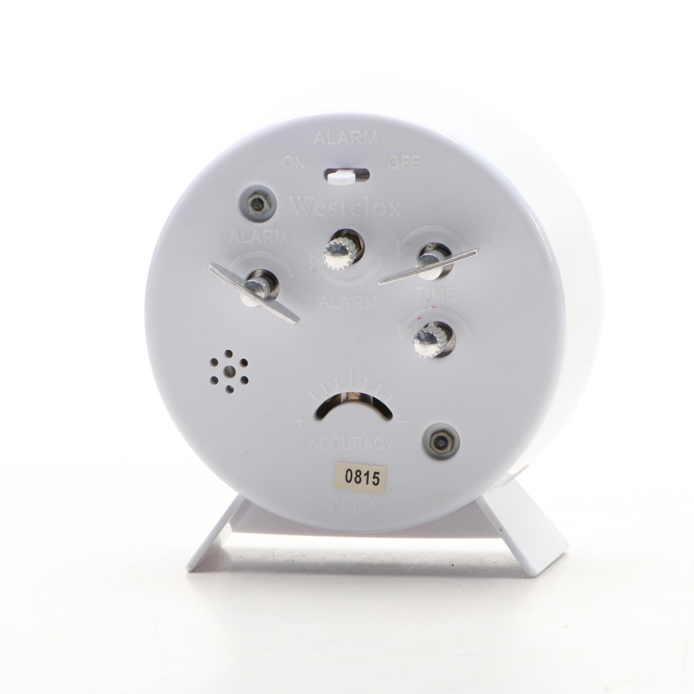 Westclox Art Deco Style Alarm and Other Mantel Clock