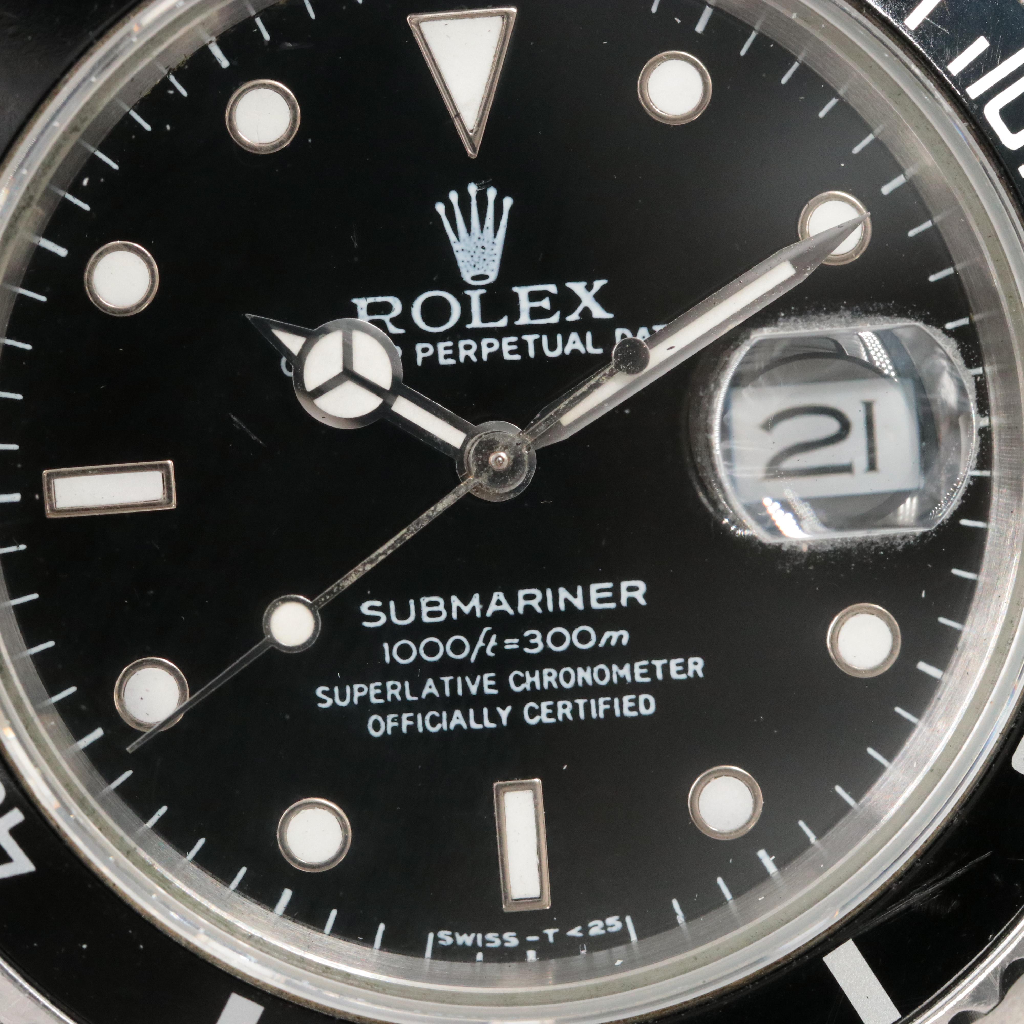 1987 Rolex Submariner Date Watch