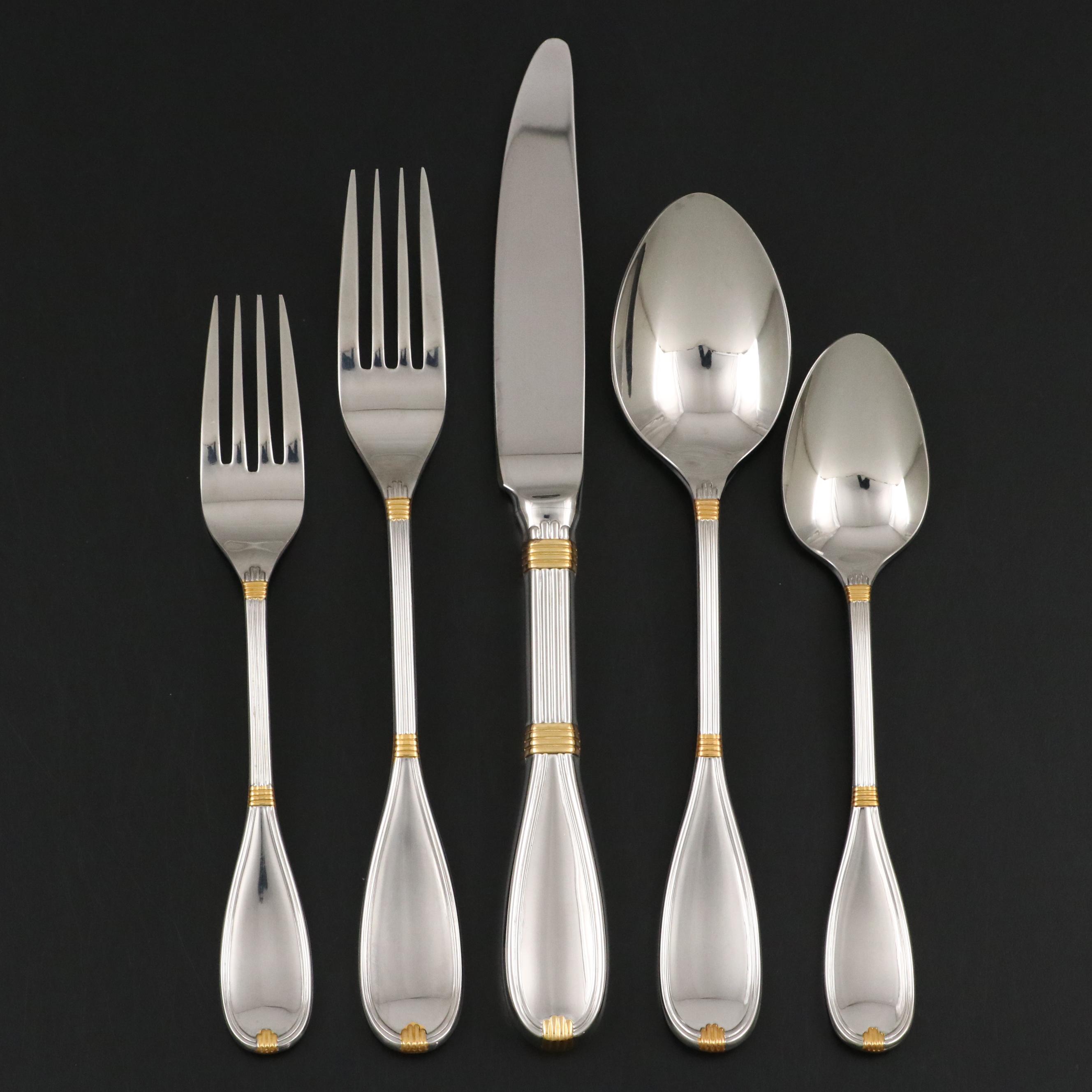 Christian Dior "Antoinette" Stainless Steel Flatware