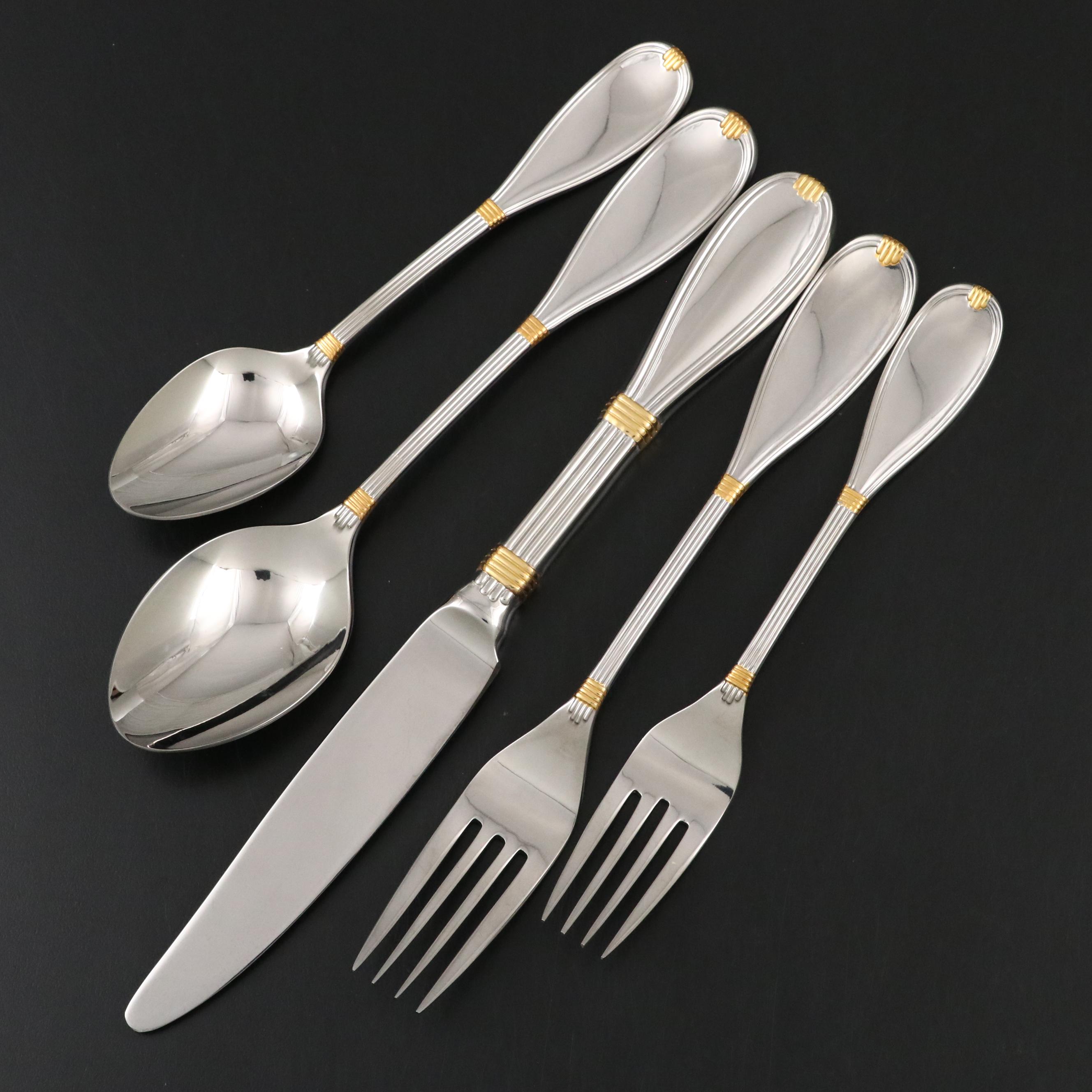 Christian Dior "Antoinette" Stainless Steel Flatware