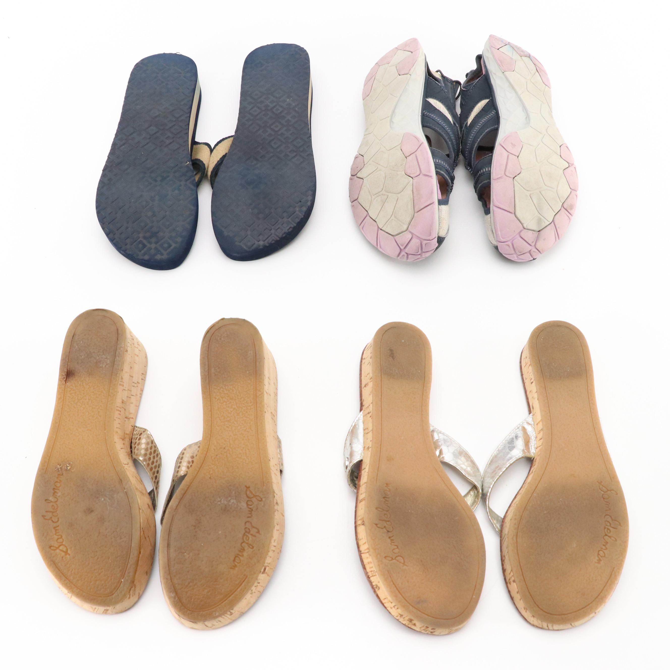 Sam Edelman and Tory Burch Thong Sandals, Dr. Scholl's Archie Water Shoes, More