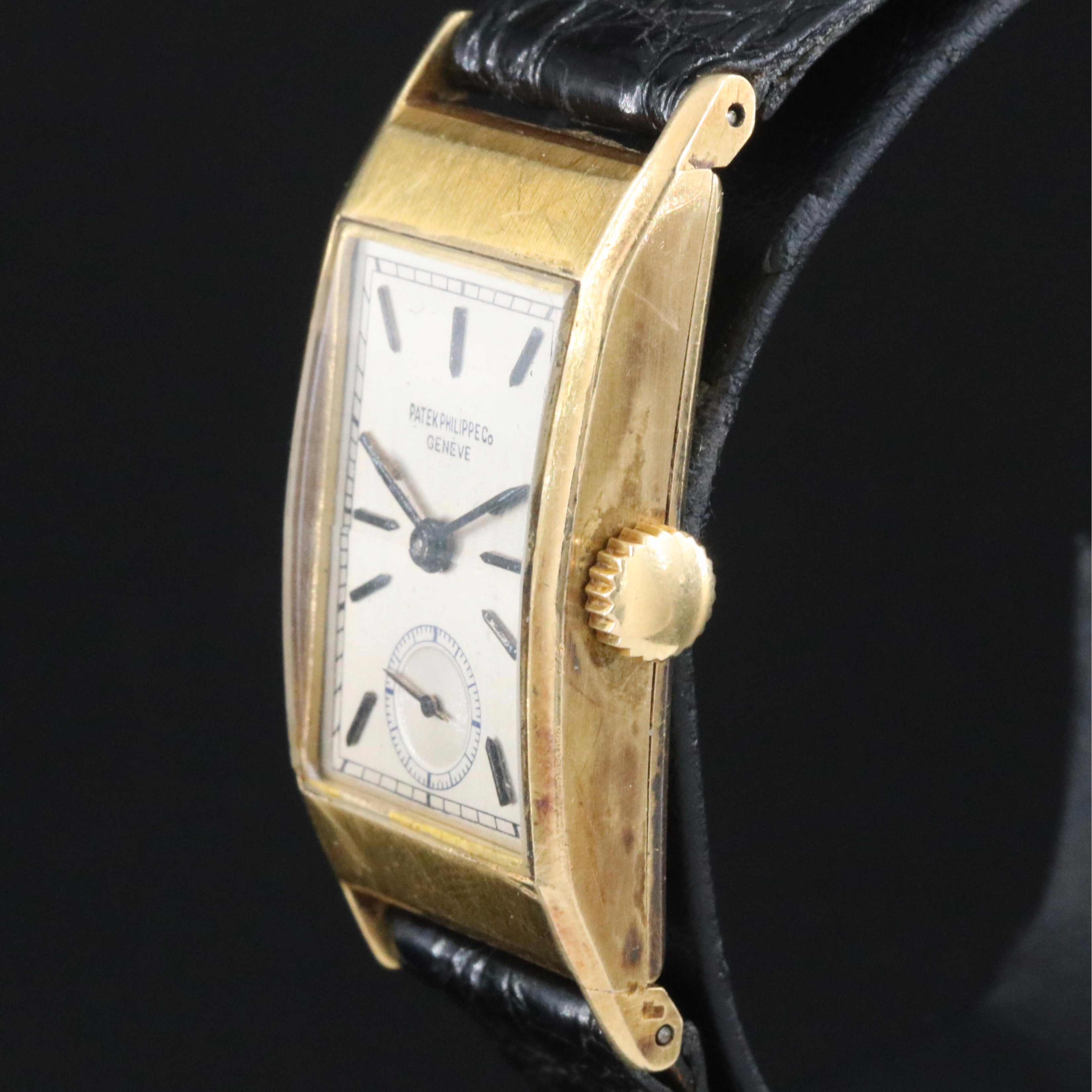 18K Vintage 1940’s Patek Philippe "Tegolino" Manual Wind Watch