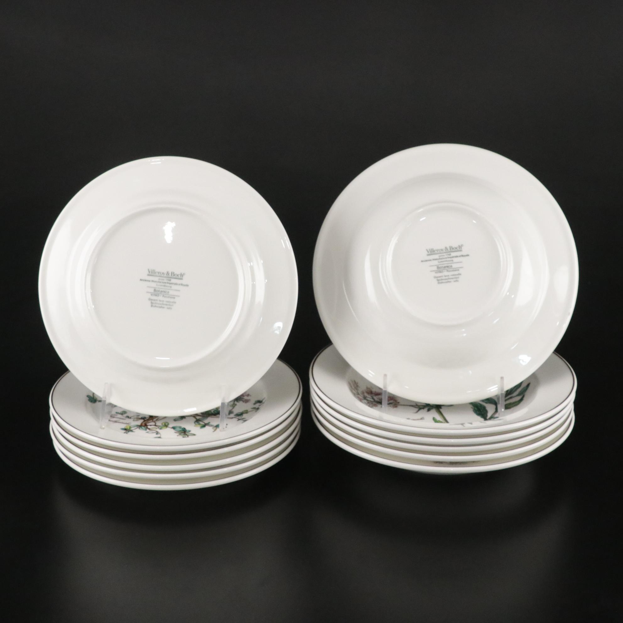 Villeroy & Boch "Botanica" Five-Piece Dinner Service for Six Diners