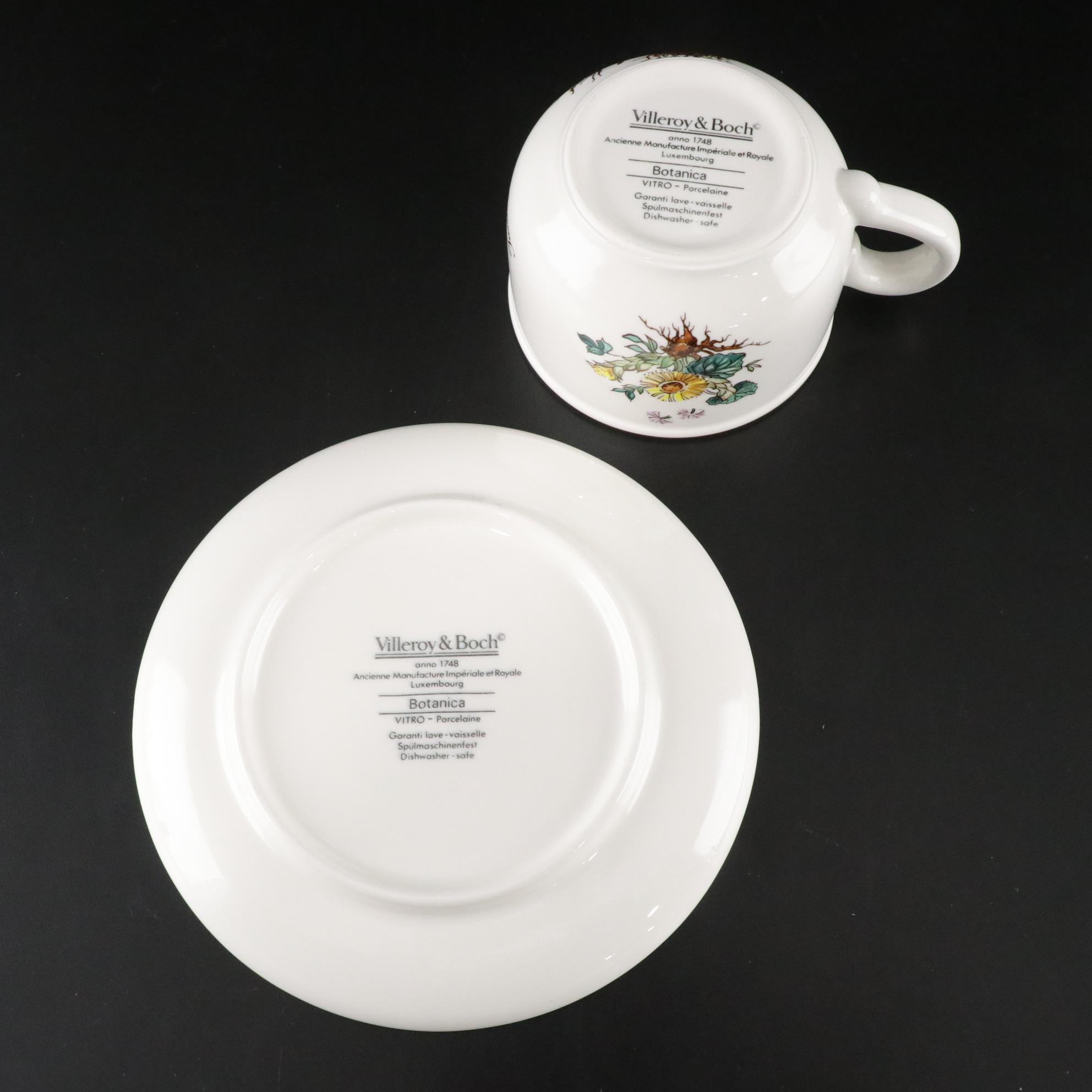 Villeroy & Boch "Botanica" Five-Piece Dinner Service for Six Diners