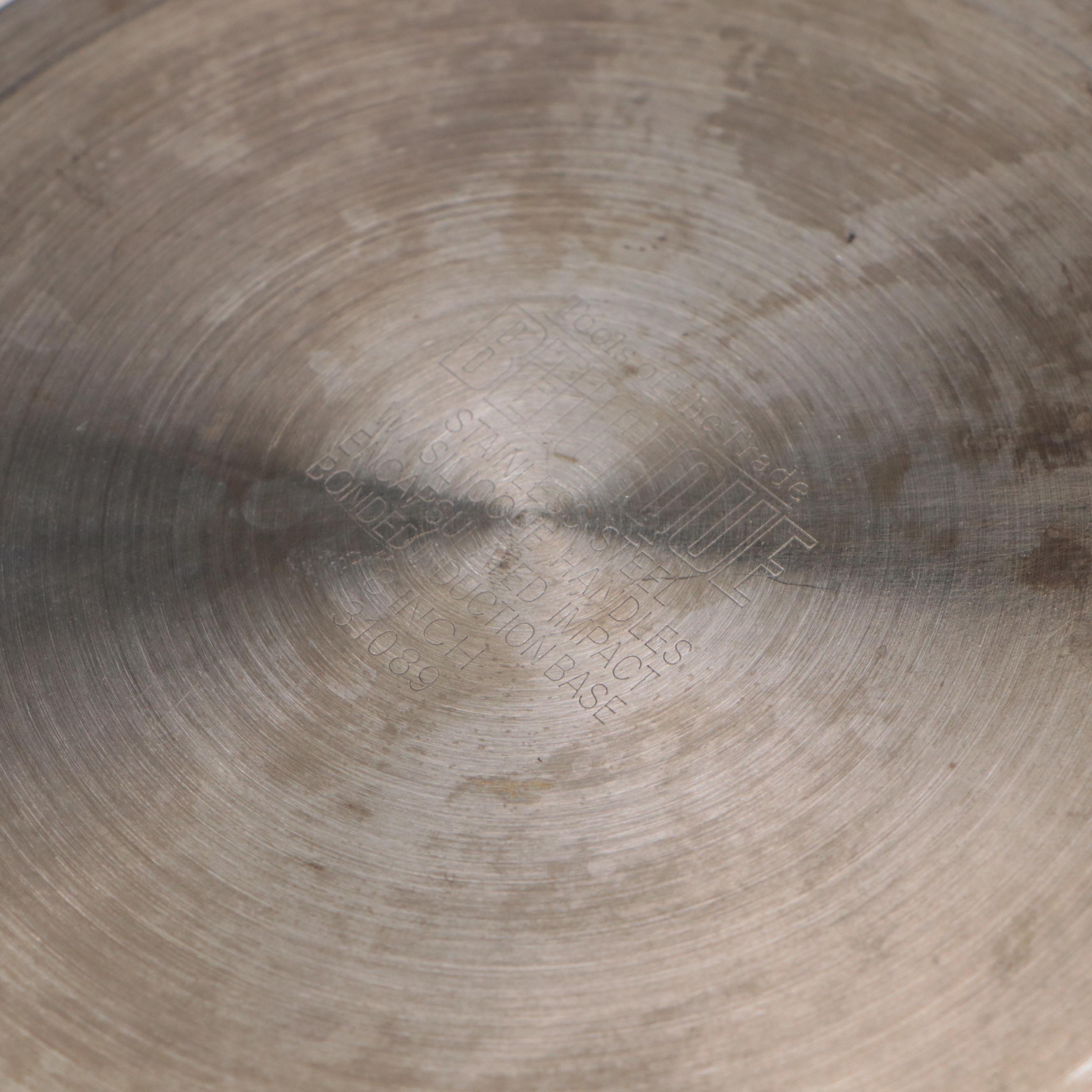 Calphalon Stainless Steel Frying Pan with Belgique Metal Stock Pot and More