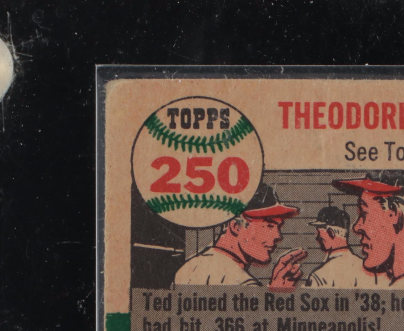 1954 Topps Ted Williams Boston Red Sox Baseball Card