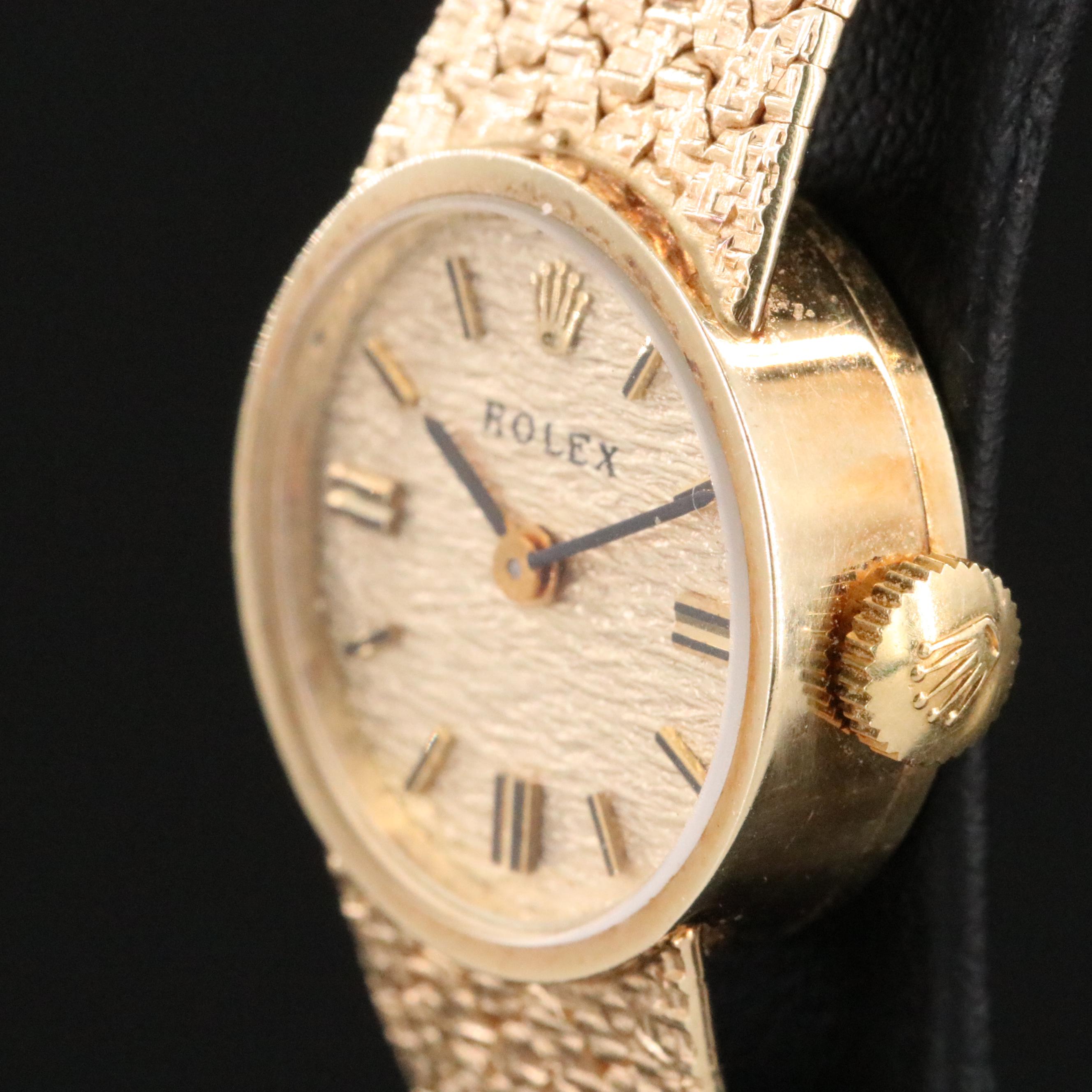 14K Vintage Stem Wind Rolex Wristwatch