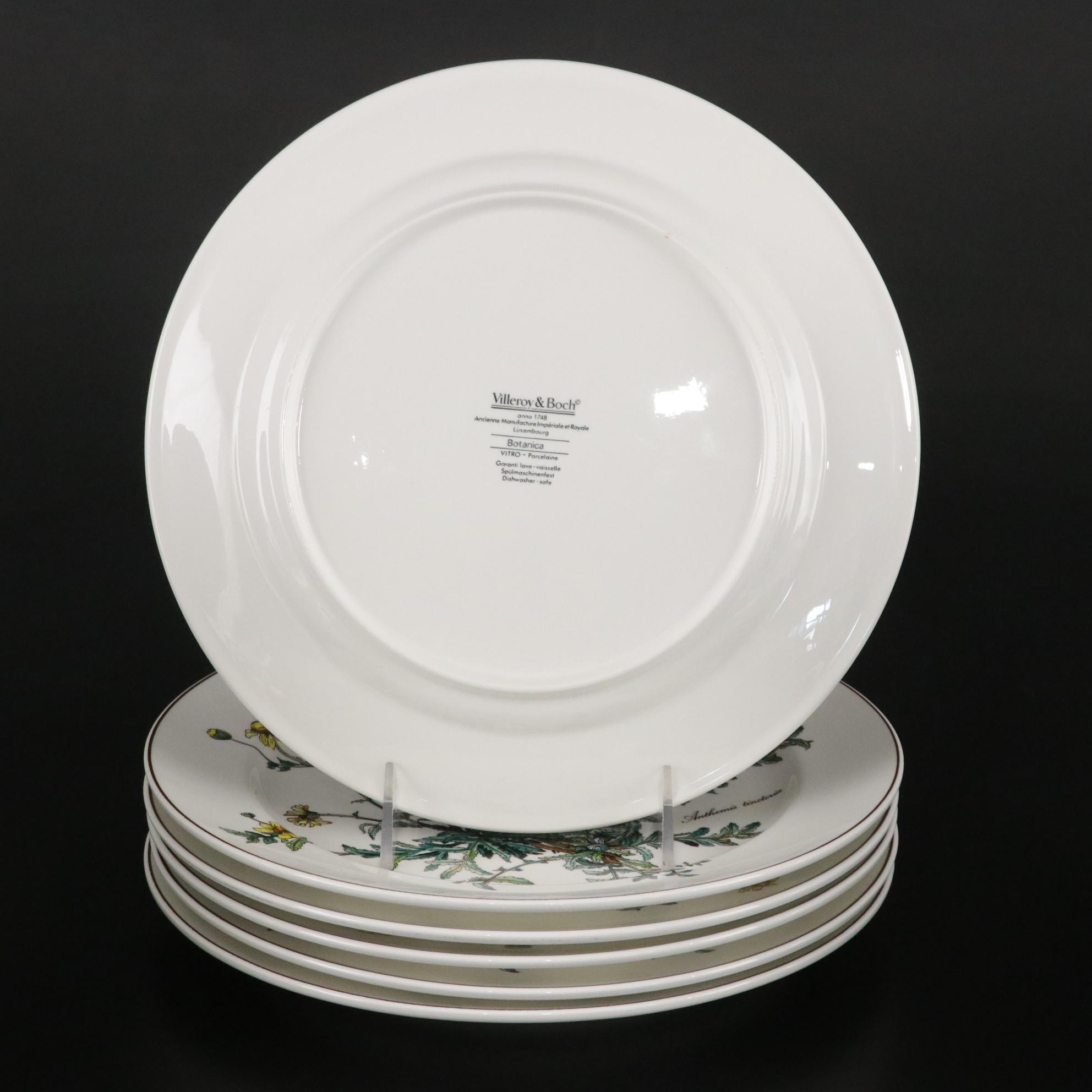 Villeroy & Boch "Botanica" Porcelain Dinnerware Service Set for Six