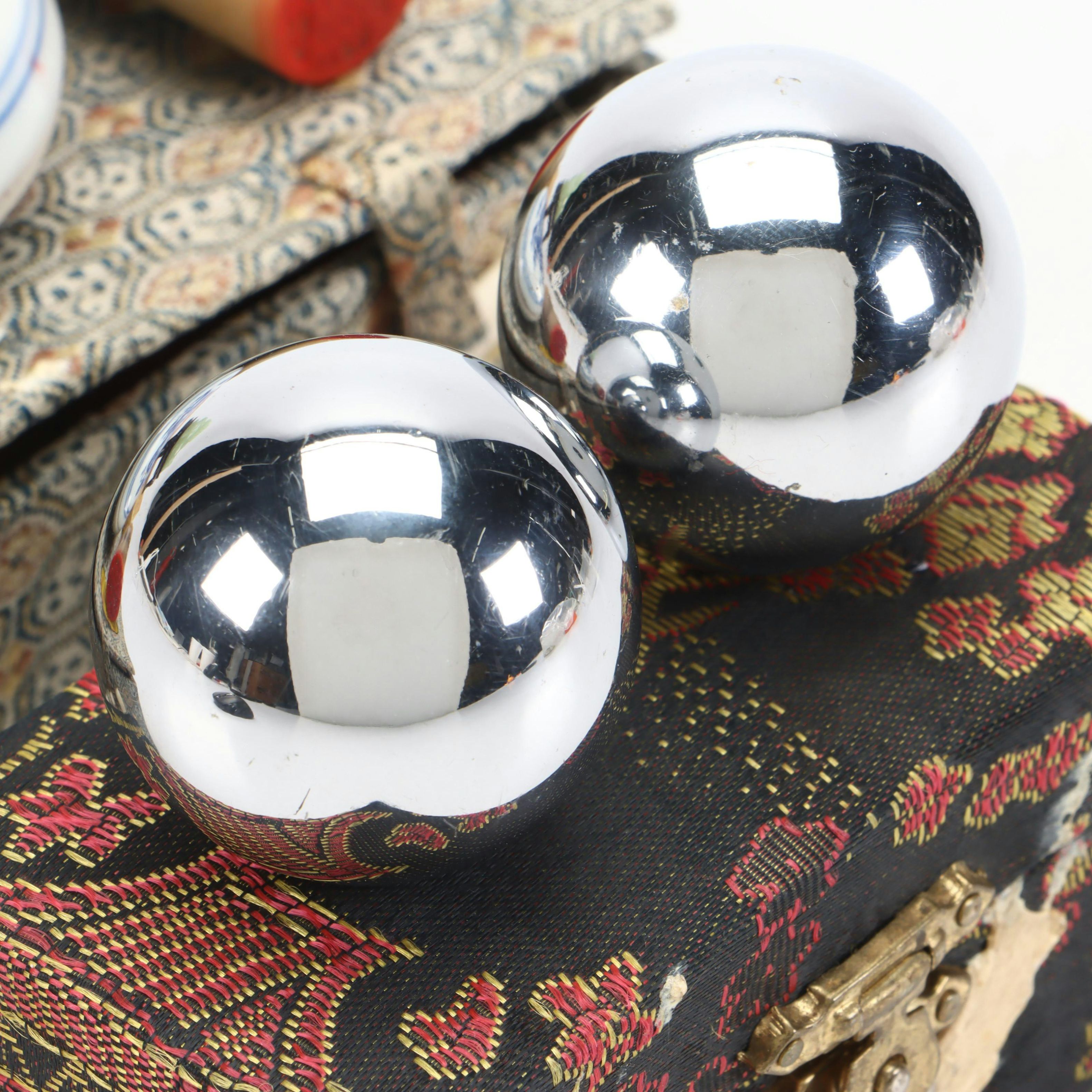 Chinese Carved Serpentine Buddha, Soapstone Stamps, Paste Box and More