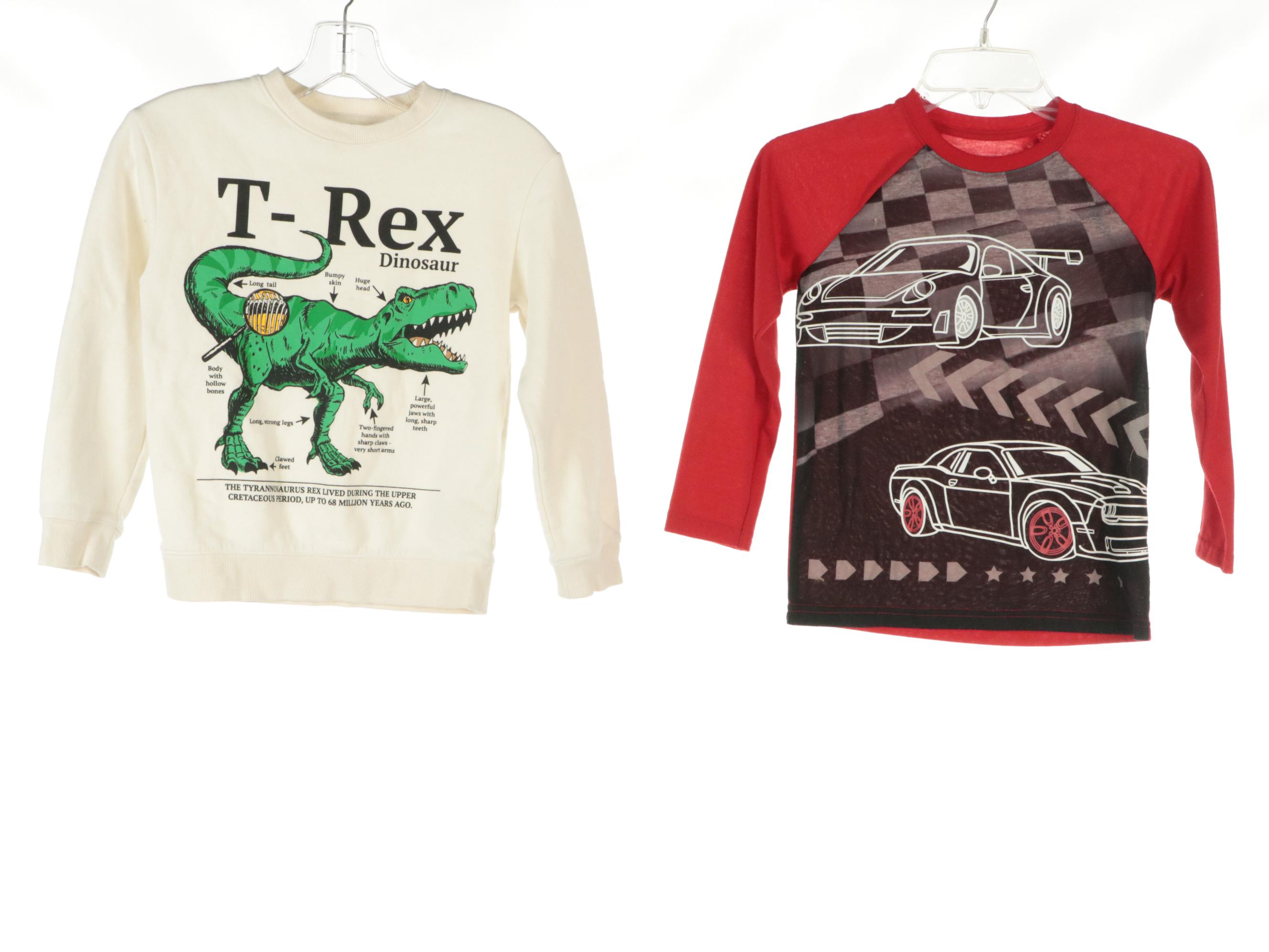 Boys' Philipp Plein Shorts, Urban Pipeline Quart-Zip,H&M T-Rex Crewneck & More