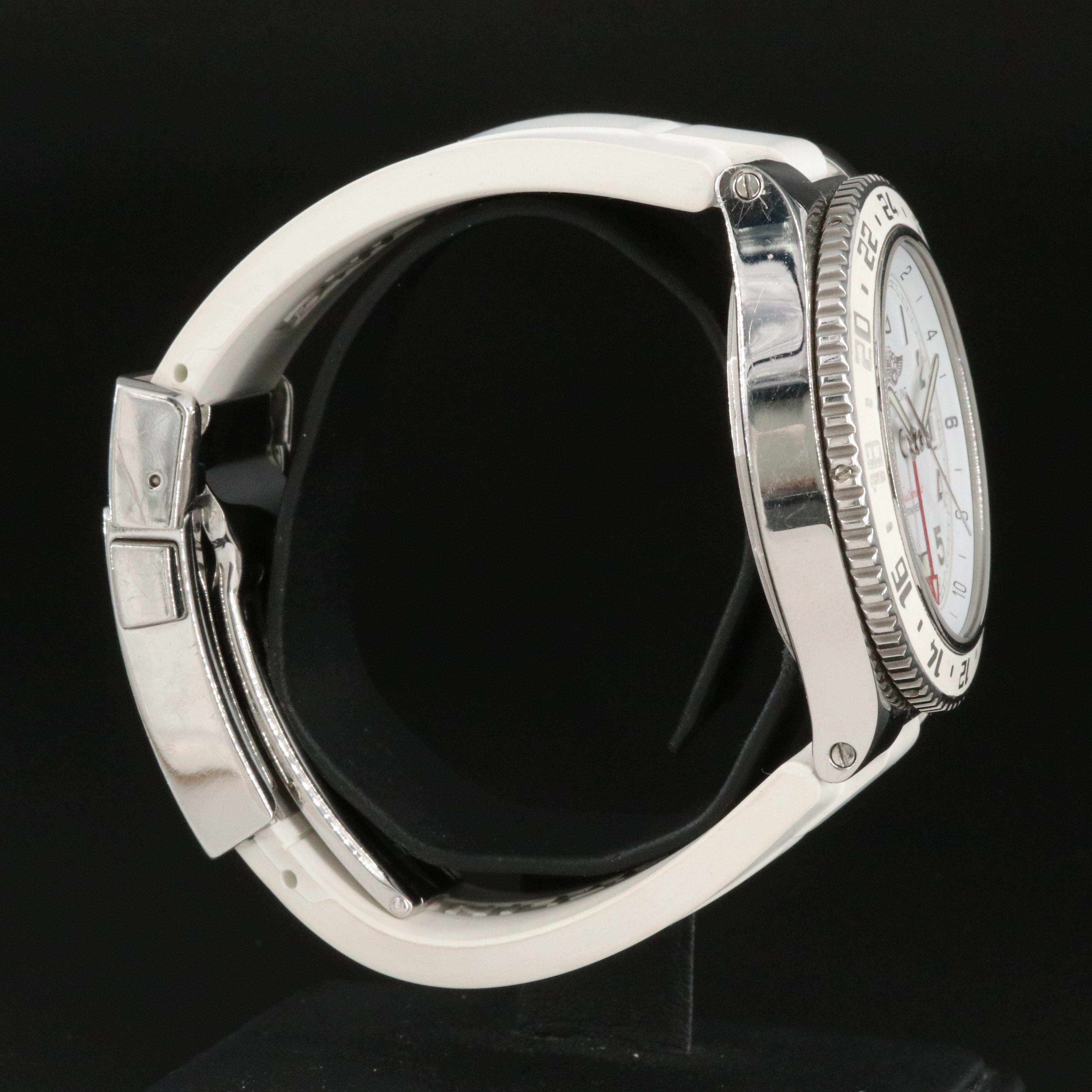 Breitling Superocean GMT A32380 White 41mm Steel Automatic Watch