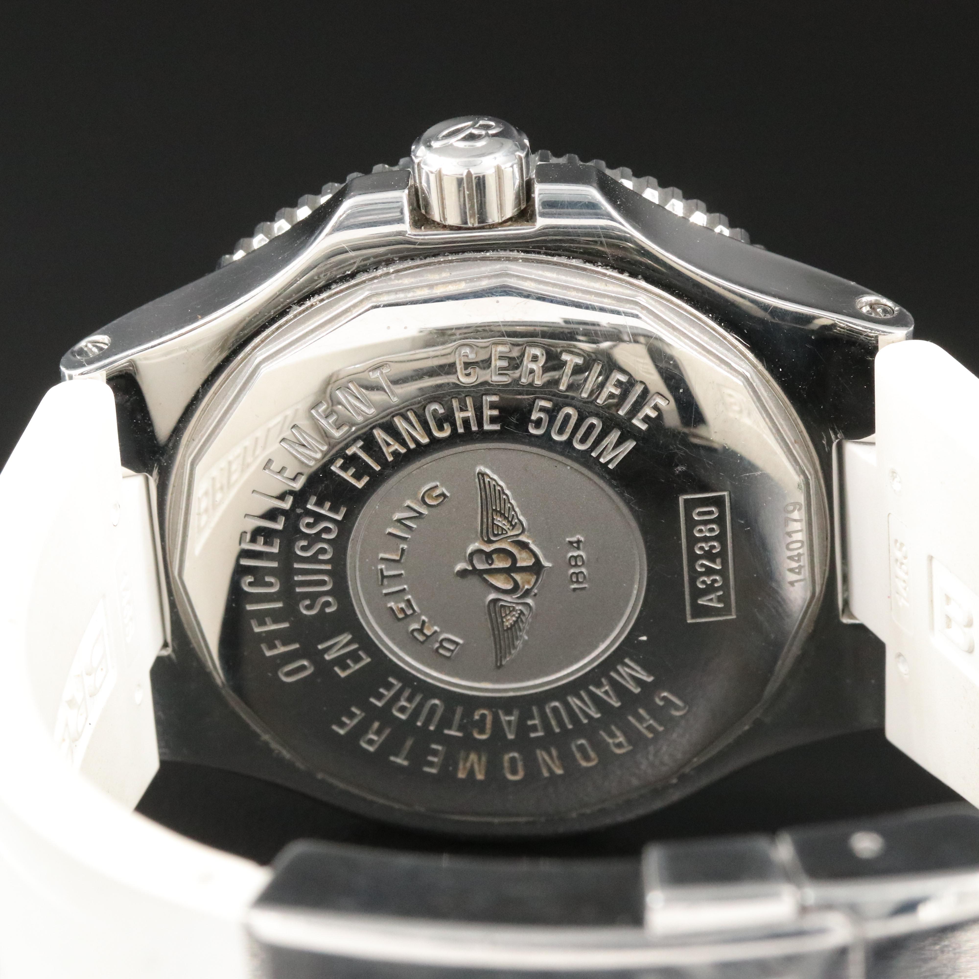 Breitling Superocean GMT A32380 White 41mm Steel Automatic Watch