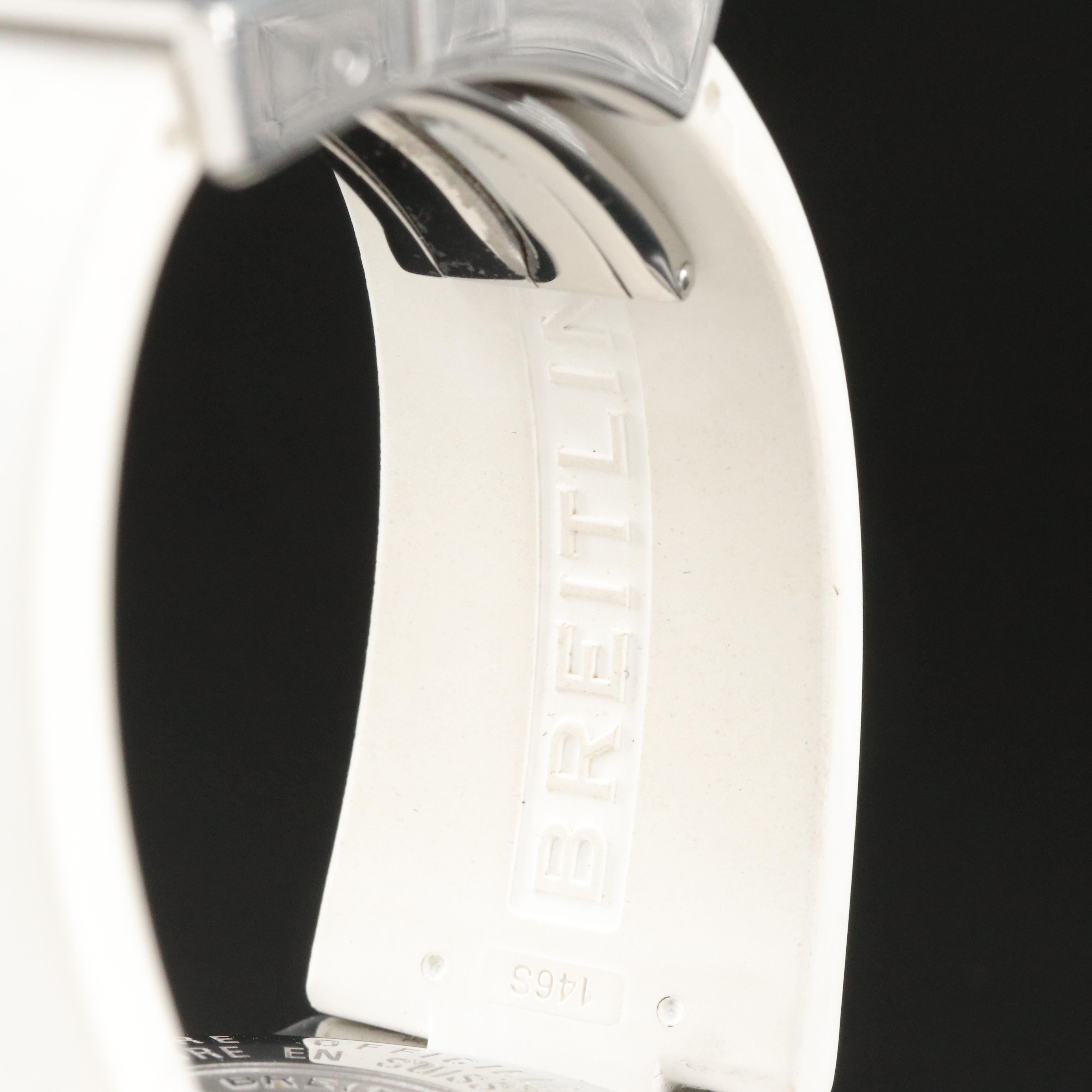 Breitling Superocean GMT A32380 White 41mm Steel Automatic Watch