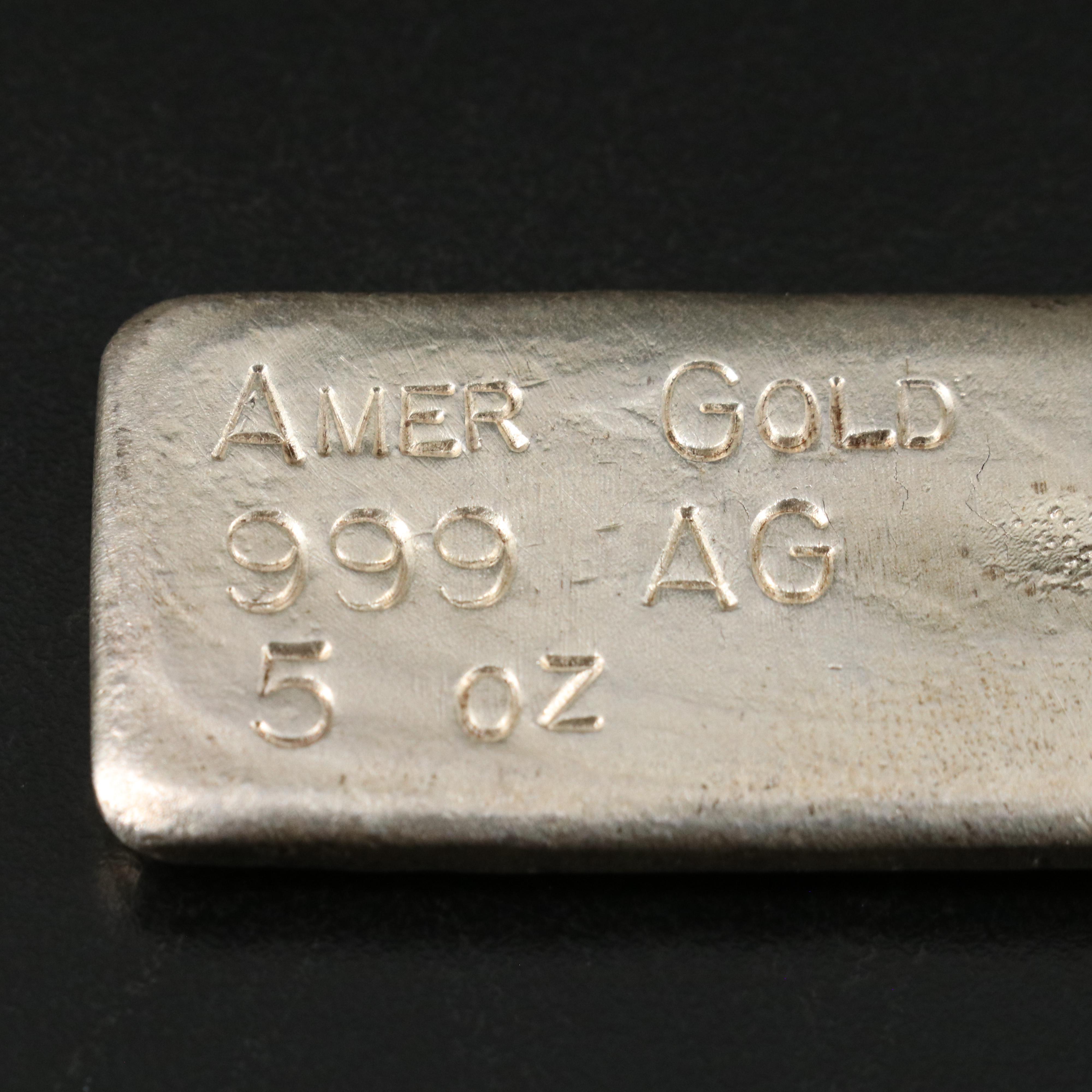 Five-Troy Ounce Fine Silver Ingot