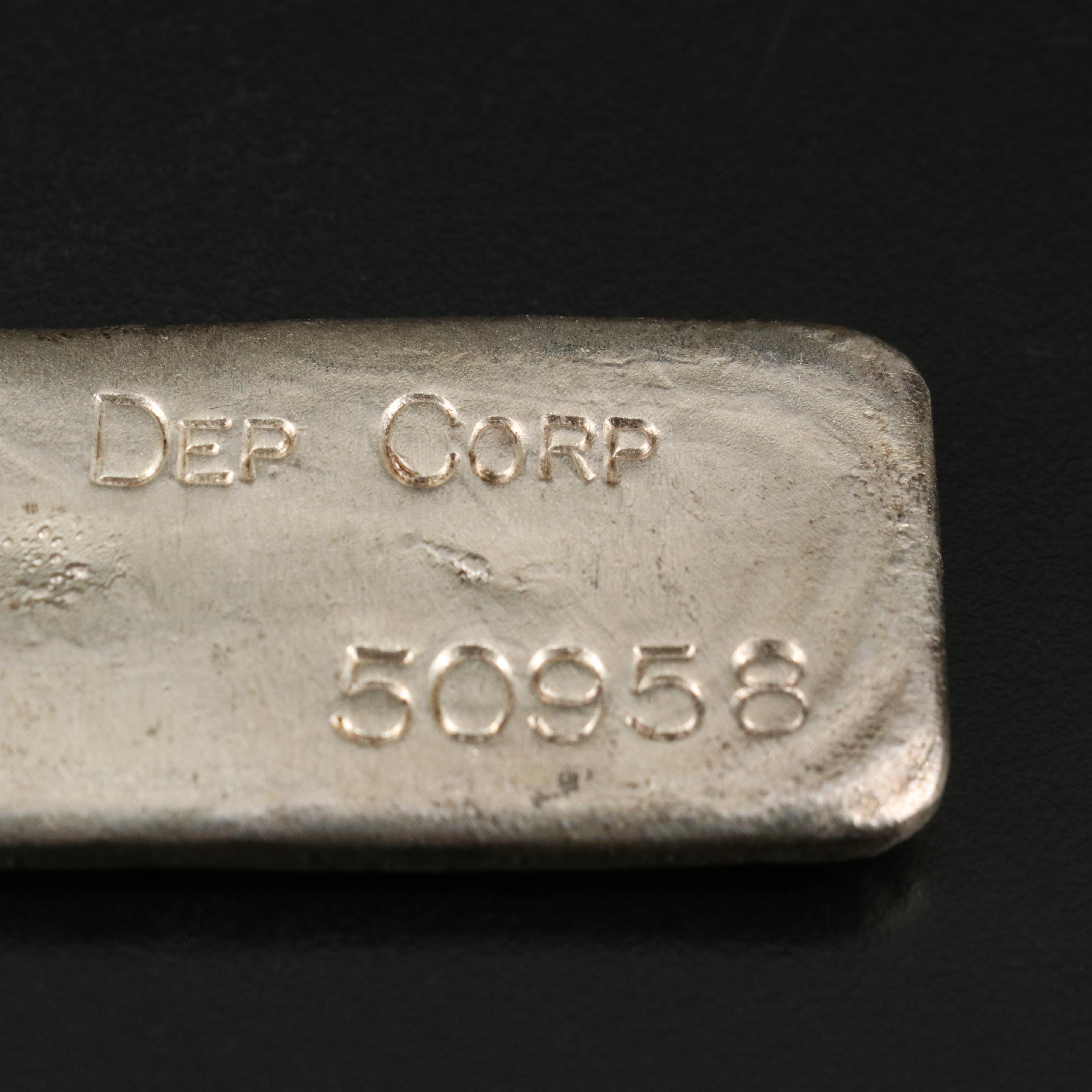Five-Troy Ounce Fine Silver Ingot