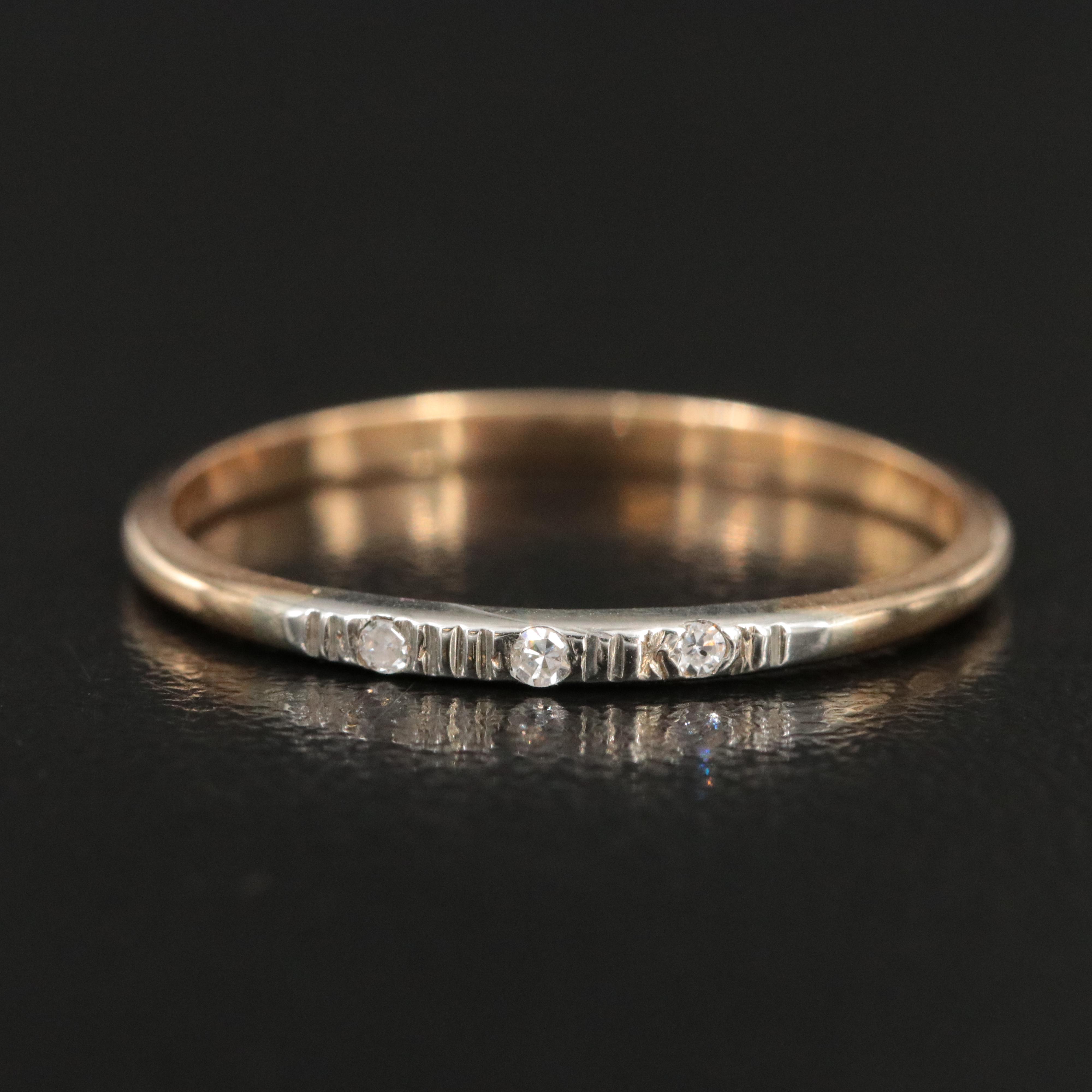 18K and 14K Diamond Ring