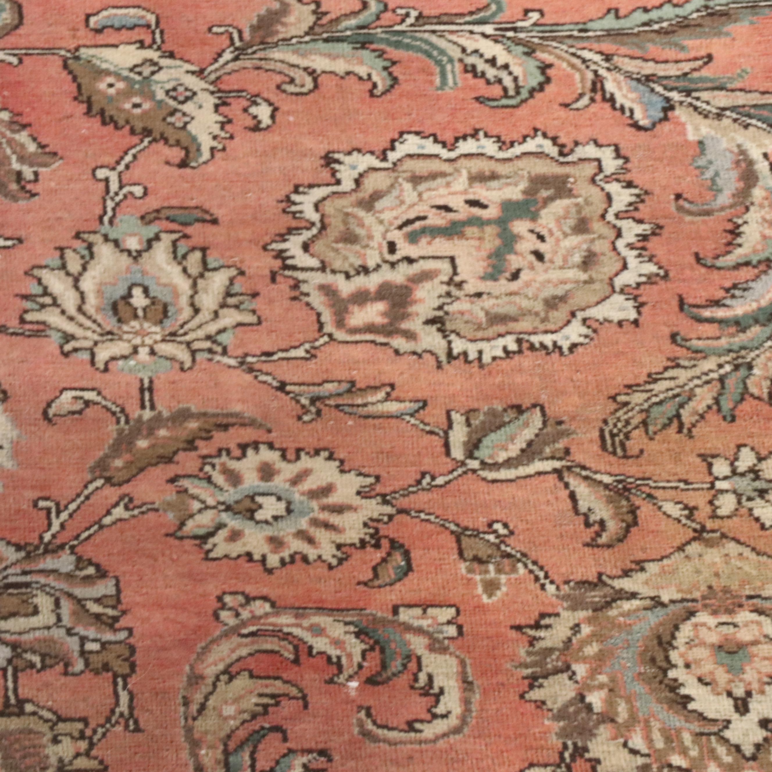 8'11 x 12'7 Hand-Knotted Persian Hamadan Area Rug