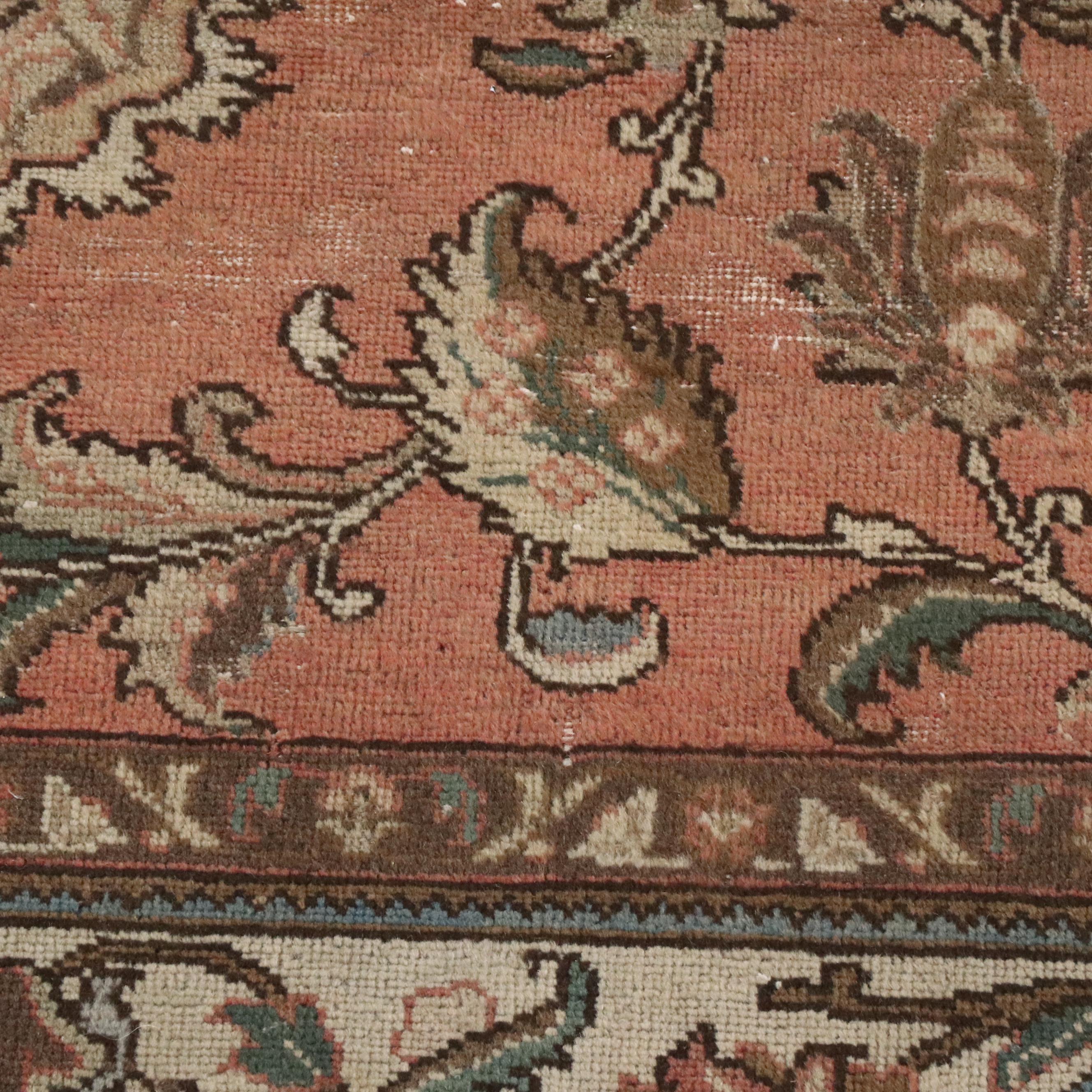 8'11 x 12'7 Hand-Knotted Persian Hamadan Area Rug
