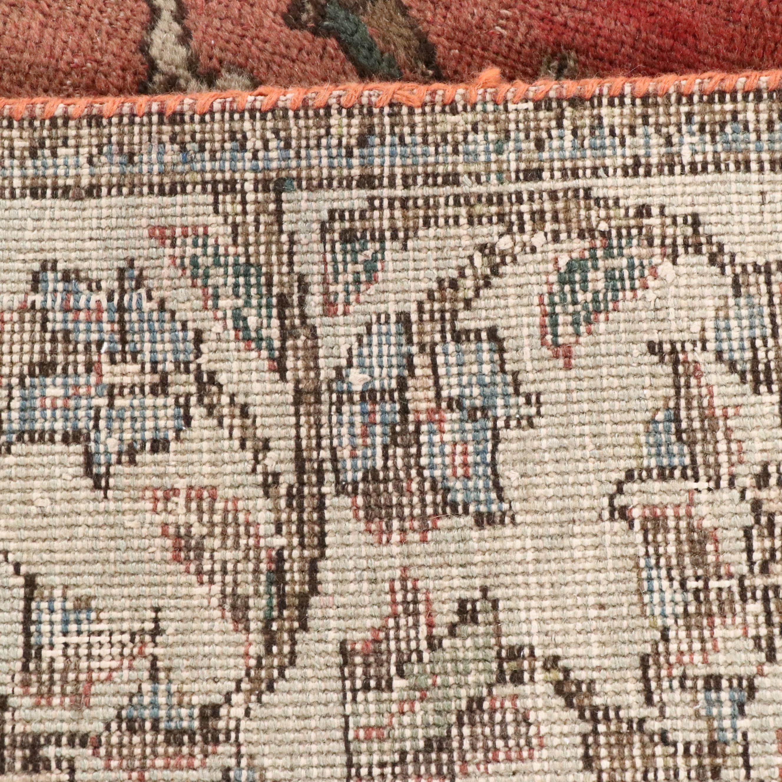 8'11 x 12'7 Hand-Knotted Persian Hamadan Area Rug