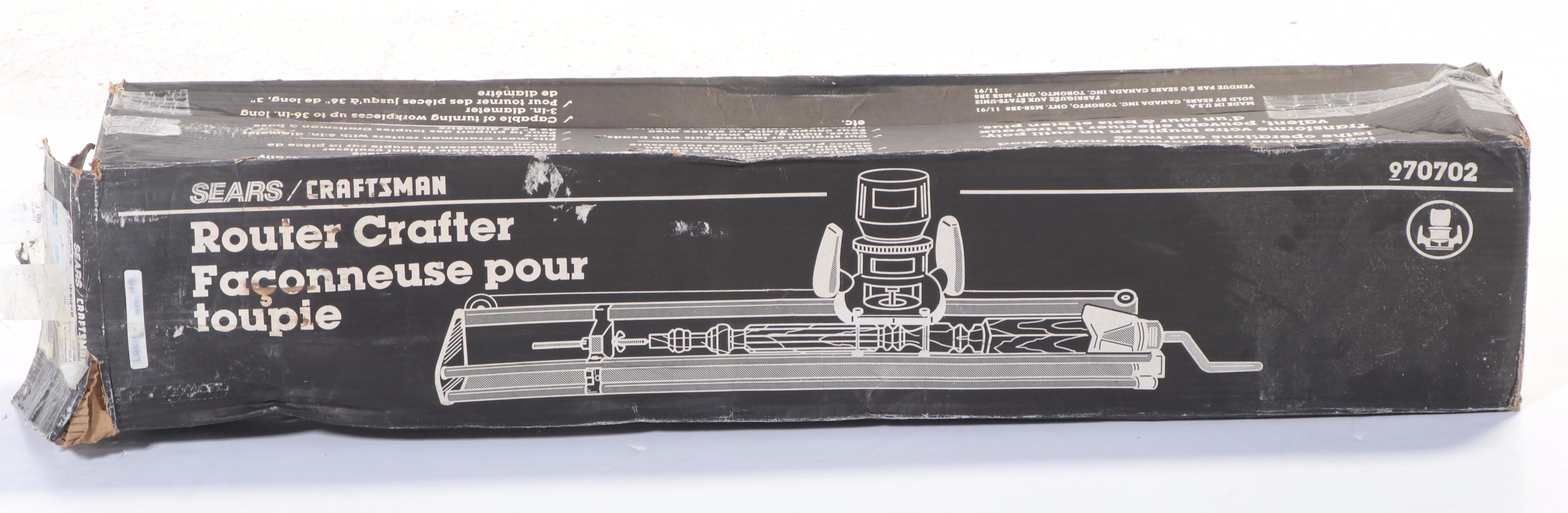 Sears Craftsman Metal Router Crafter, Late 20th Century