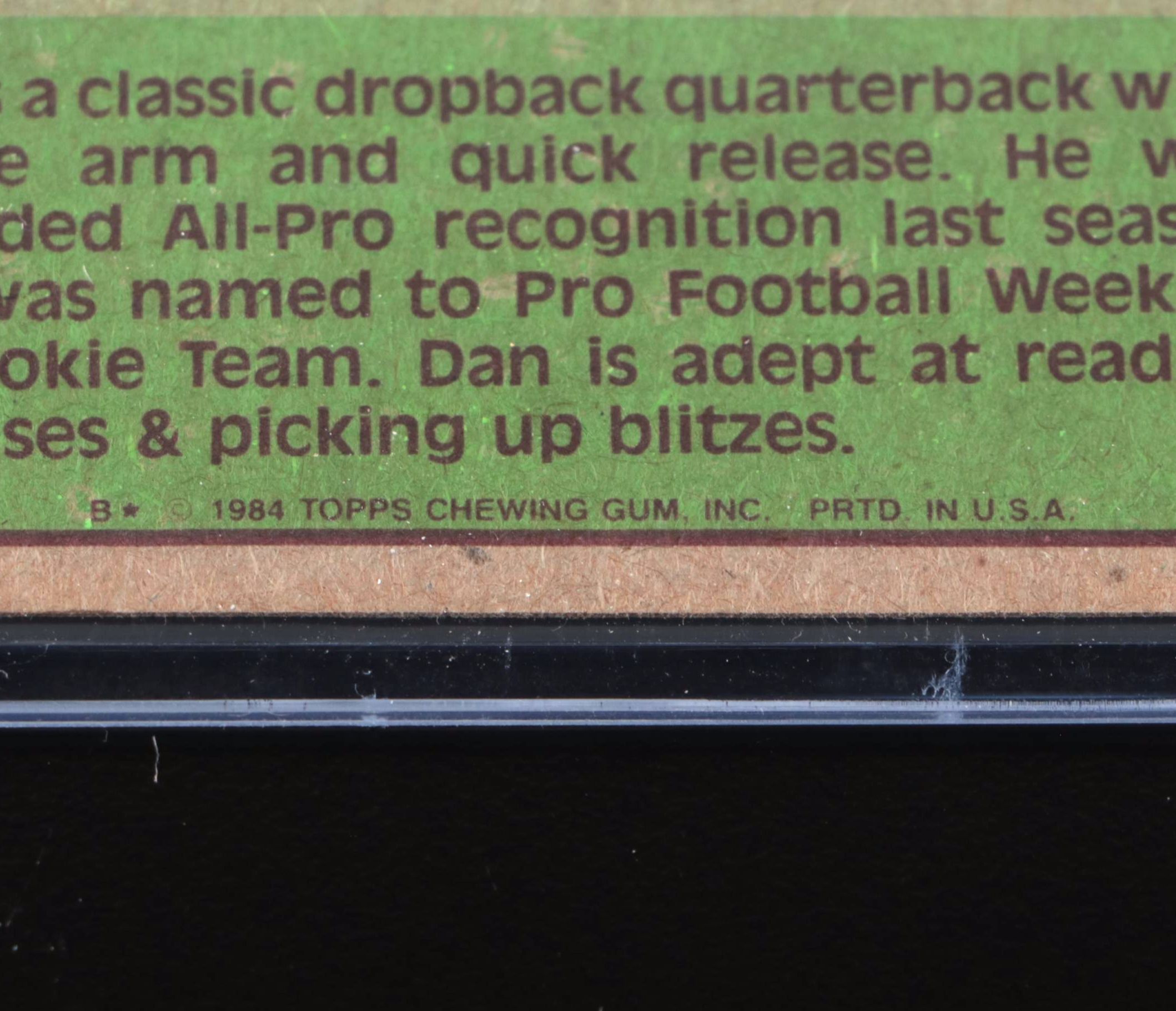 1984 Topps Dan Marino and John Elway Rookie Football Cards