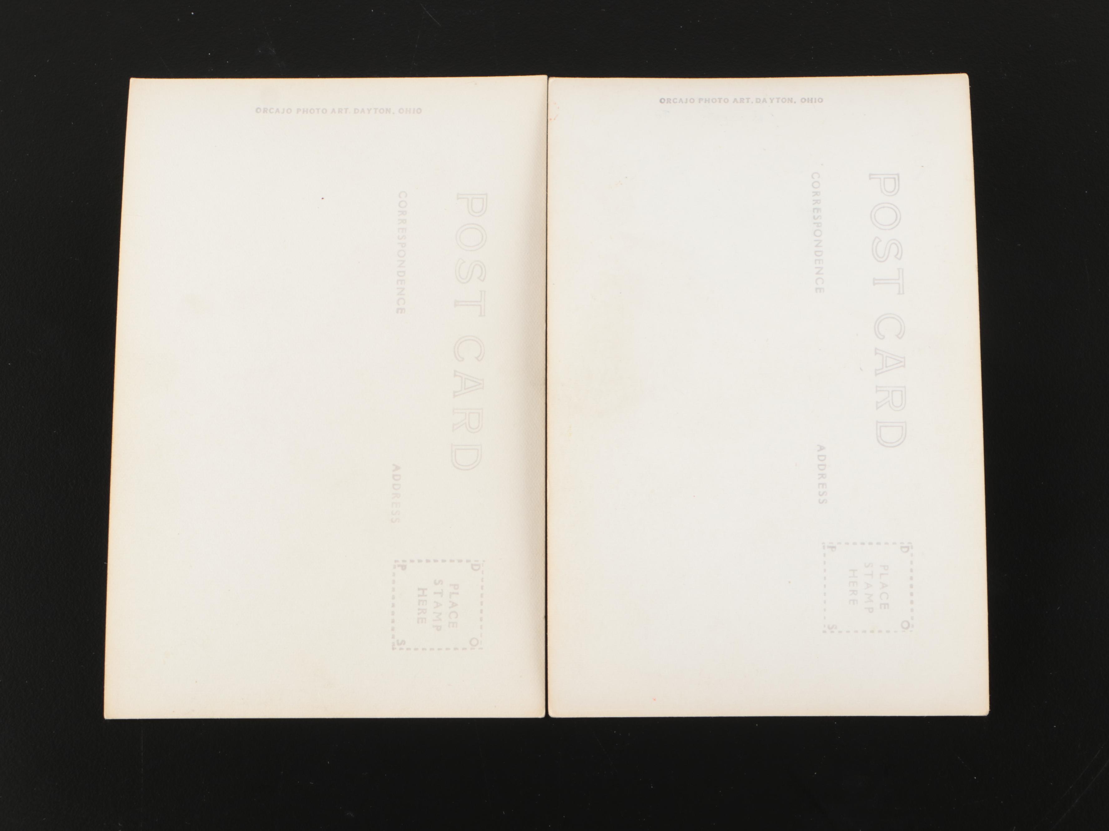 1937-39 Orcajo Cincinnati Reds Postcards with Ernie Lombardi, Val Decker Packing