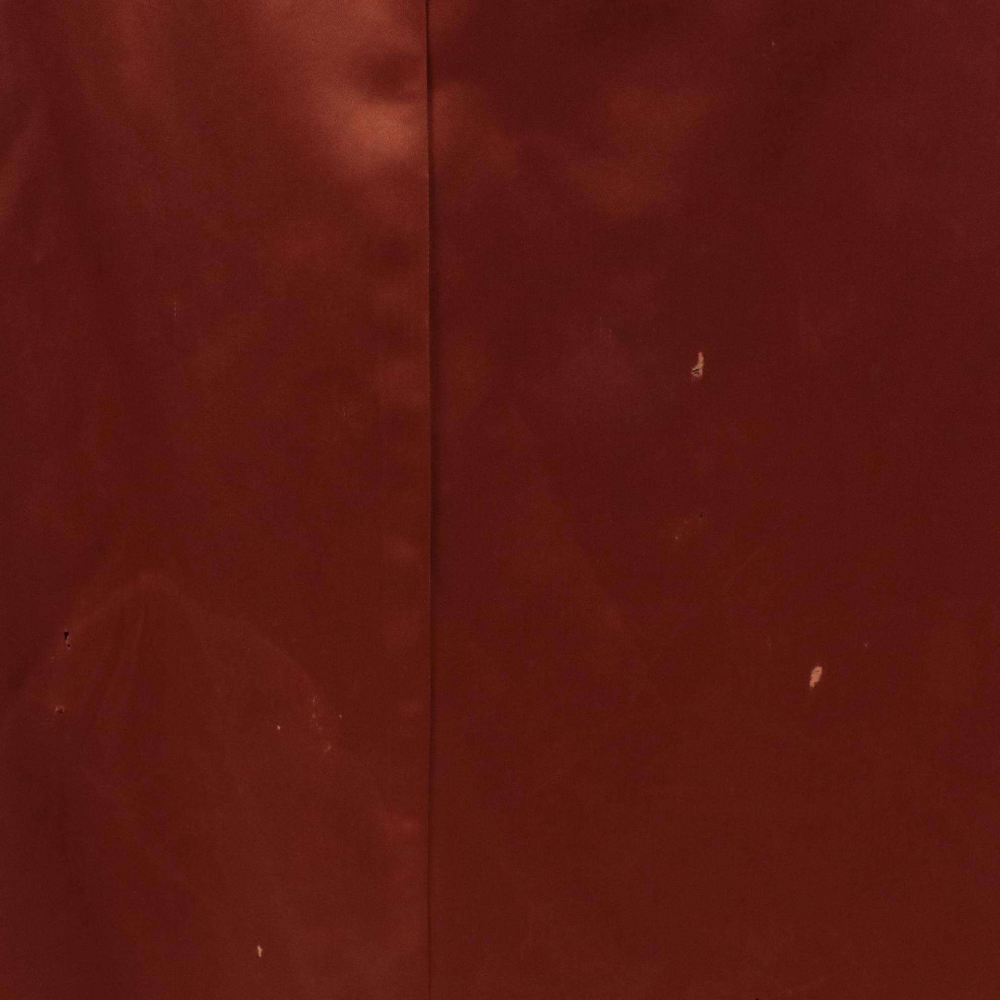 Mink Fur Trimmed Faux Fur Coat from Gimbels, Mid-20th Century