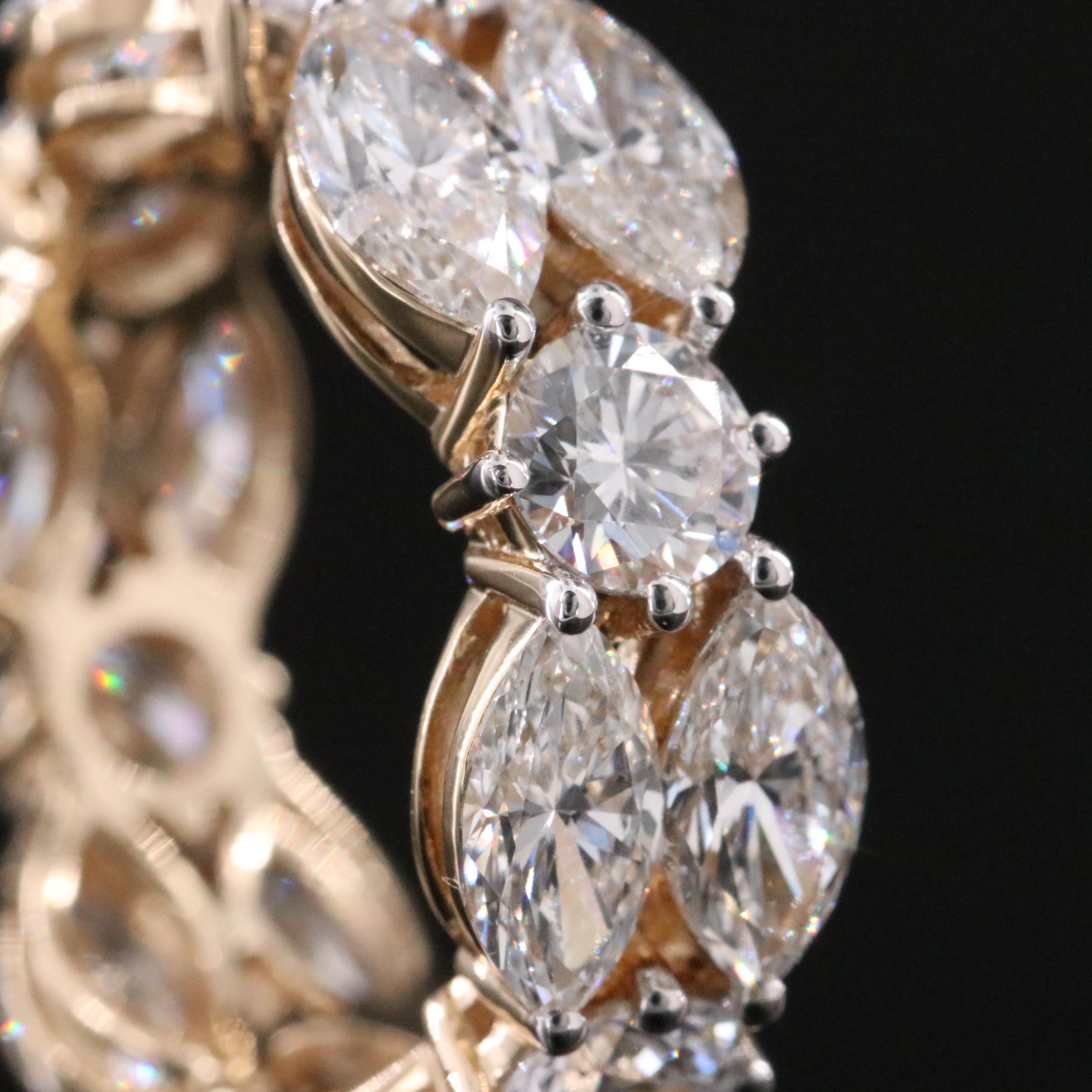 14K 7.03 CTW Lab Grown Diamond Eternity Band