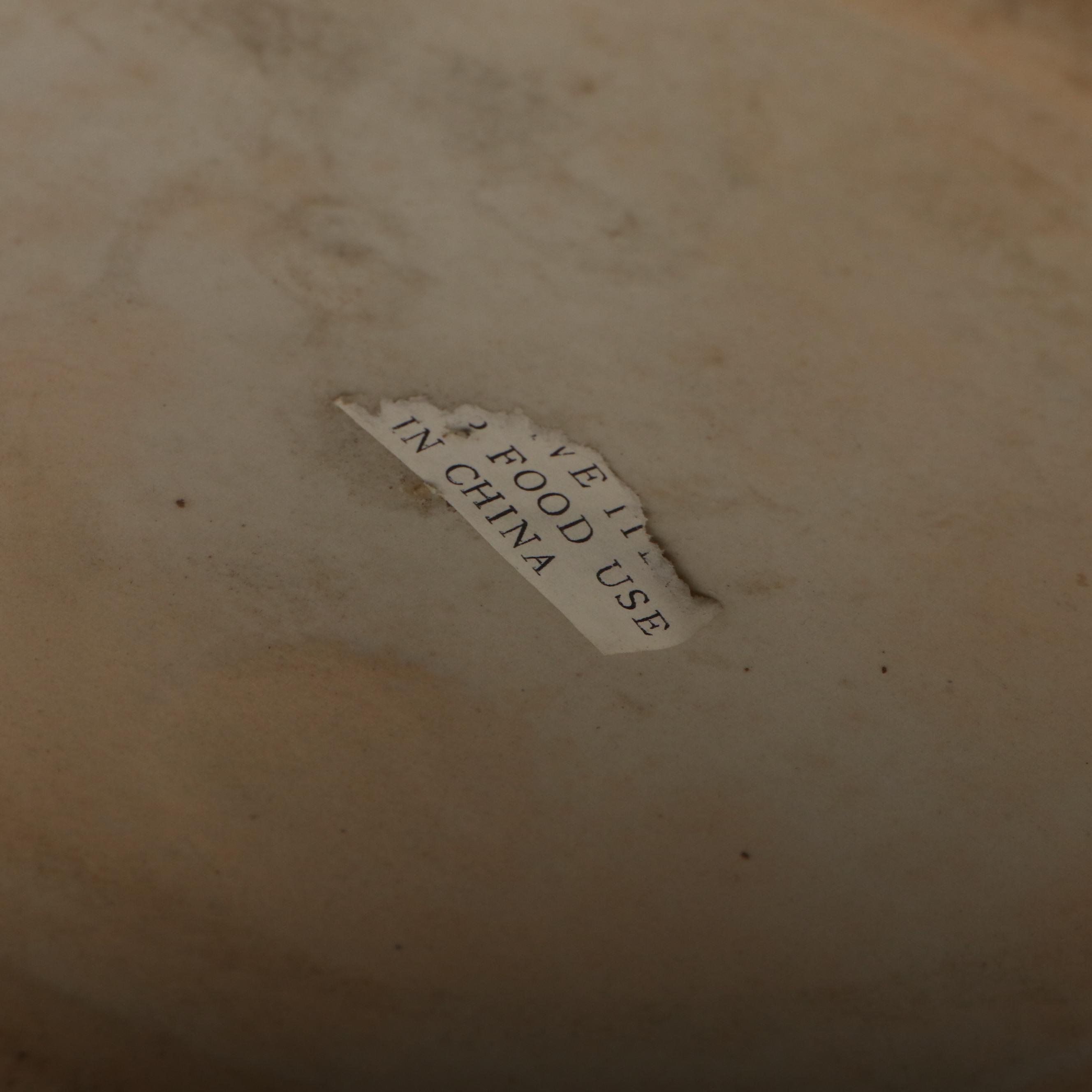 Hand-Painted Ceramic Planter with Glass Egg Figurine and More