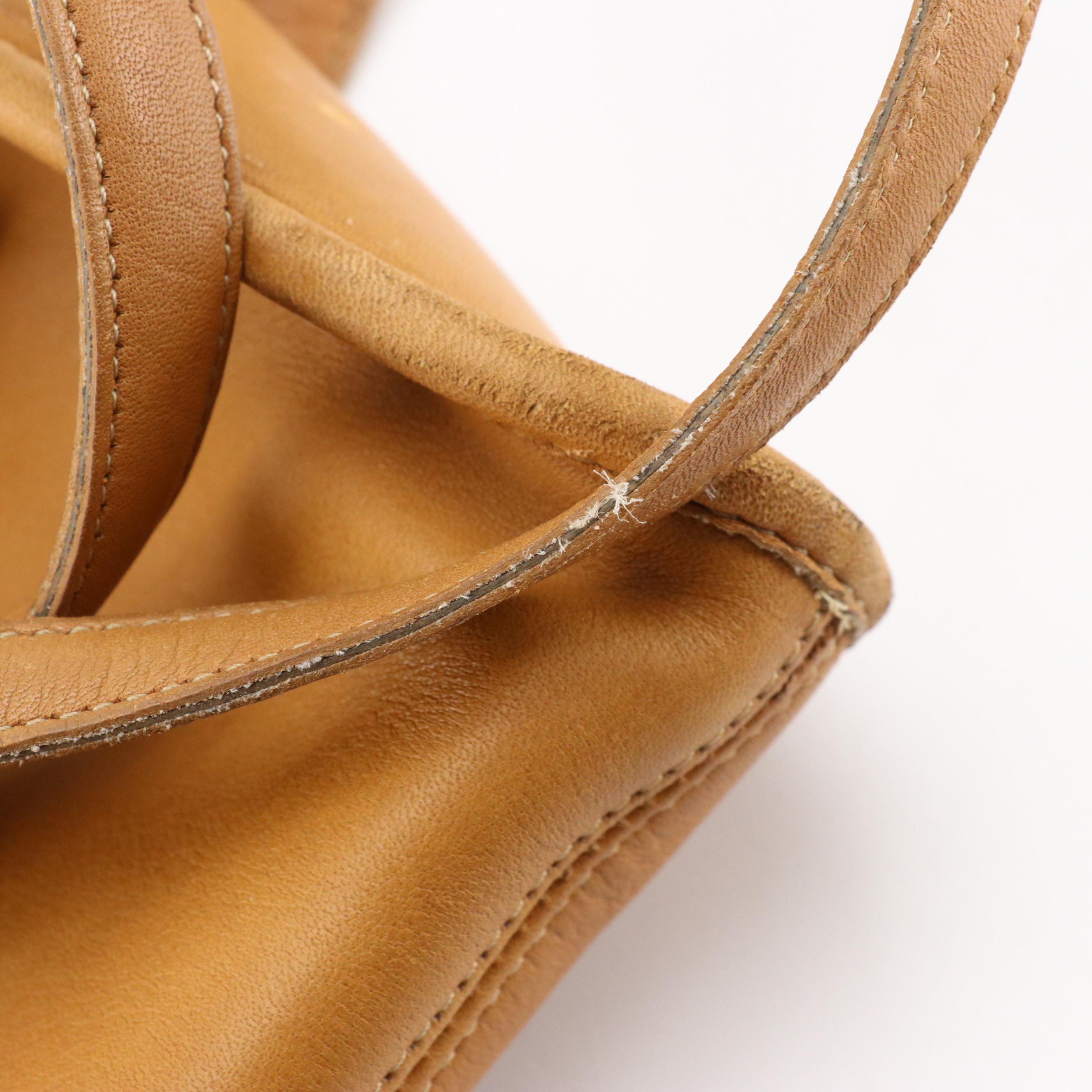 Coach Glove-Tanned Leather Equestrian Saddle Flap Bag & Compact Wallet, 1990s