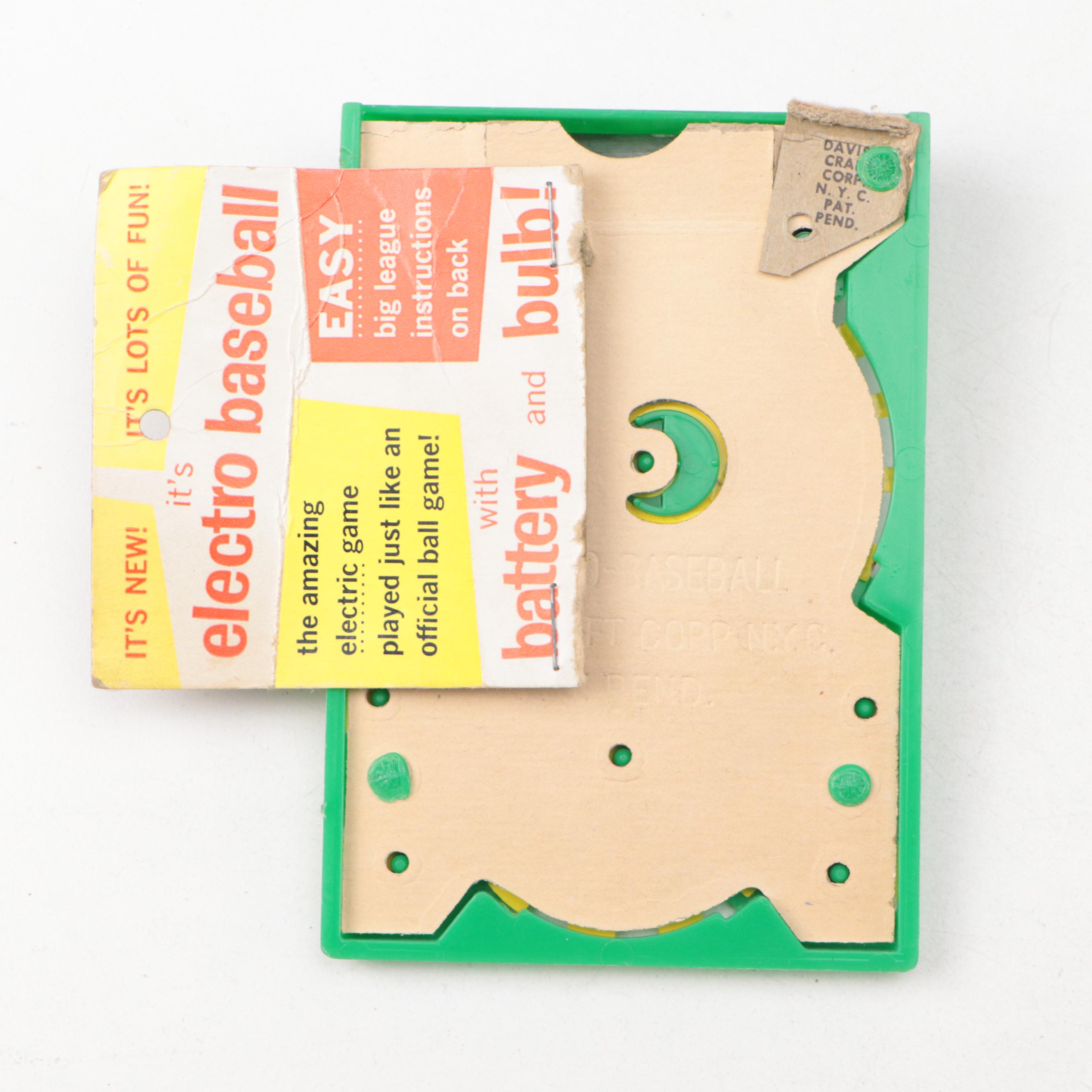 Tudor Tru-Action Electric Baseball Game, Electro-Magnetic Football & More Games